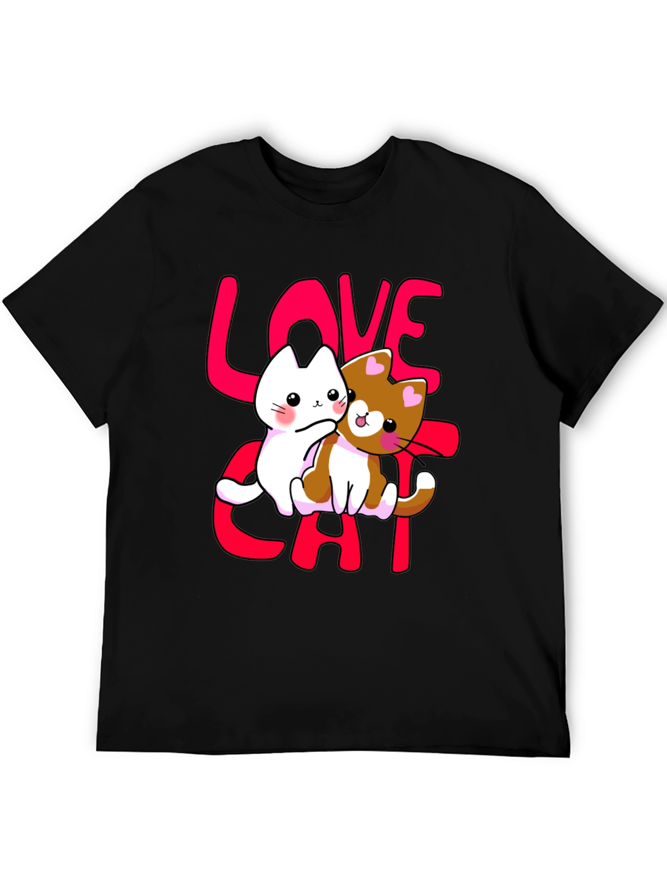 Love Cat Graphic T-Shirt