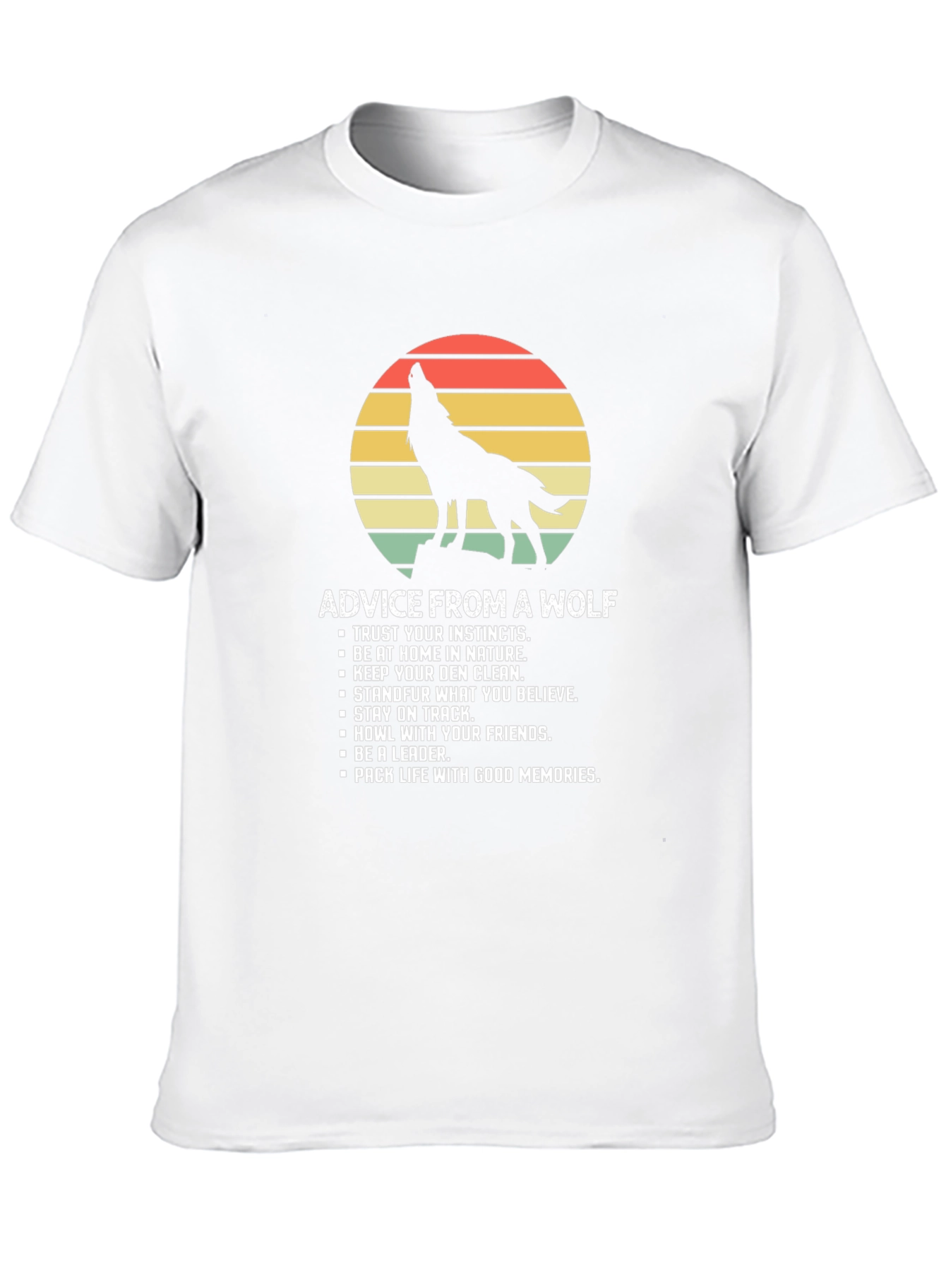 Advice From A Wolf Graphic T-Shirt