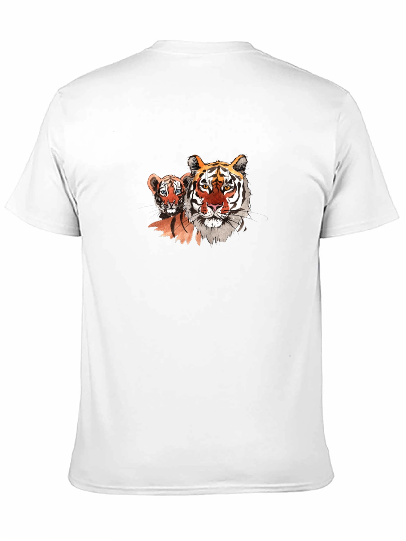 Tiger and Cub Graphic Tee - Black