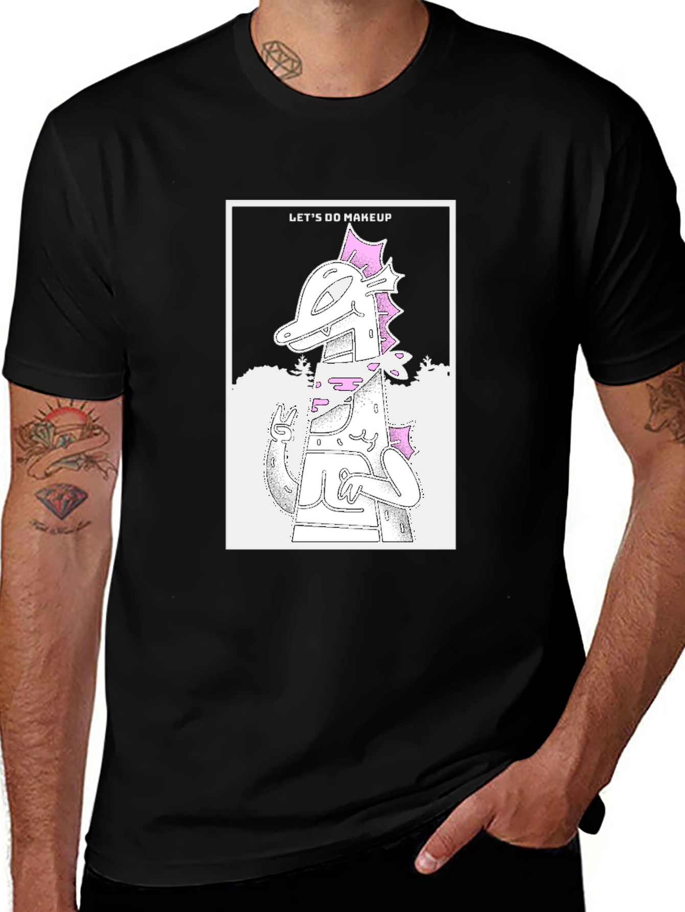 Monster Graphic Tee - Lets Do Makeup