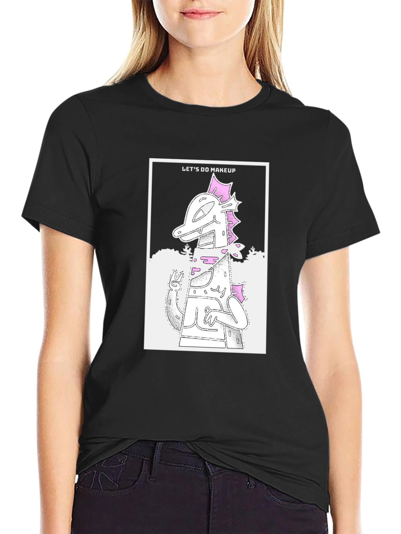 Monster Graphic Tee - Lets Do Makeup