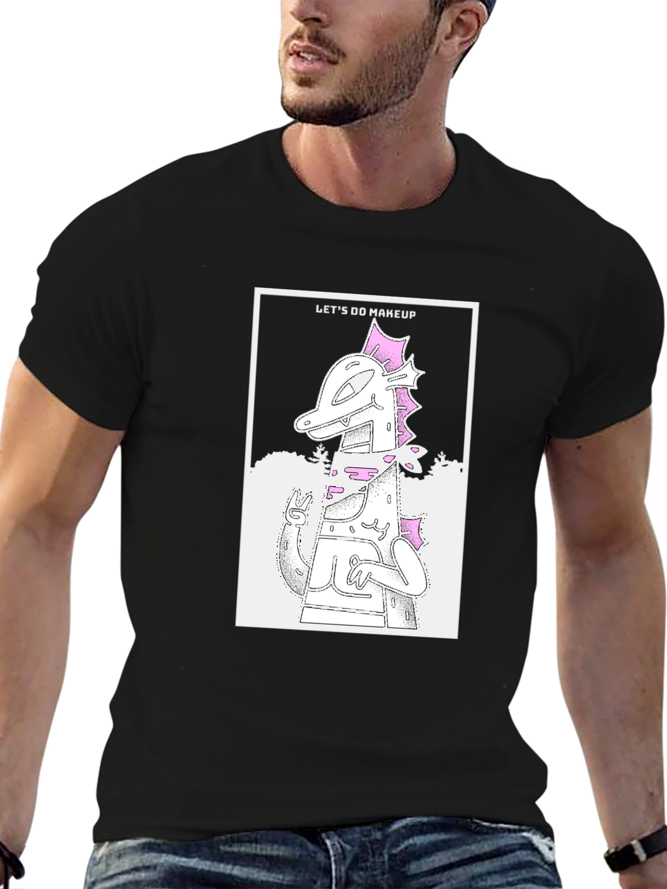 Monster Graphic Tee - Lets Do Makeup