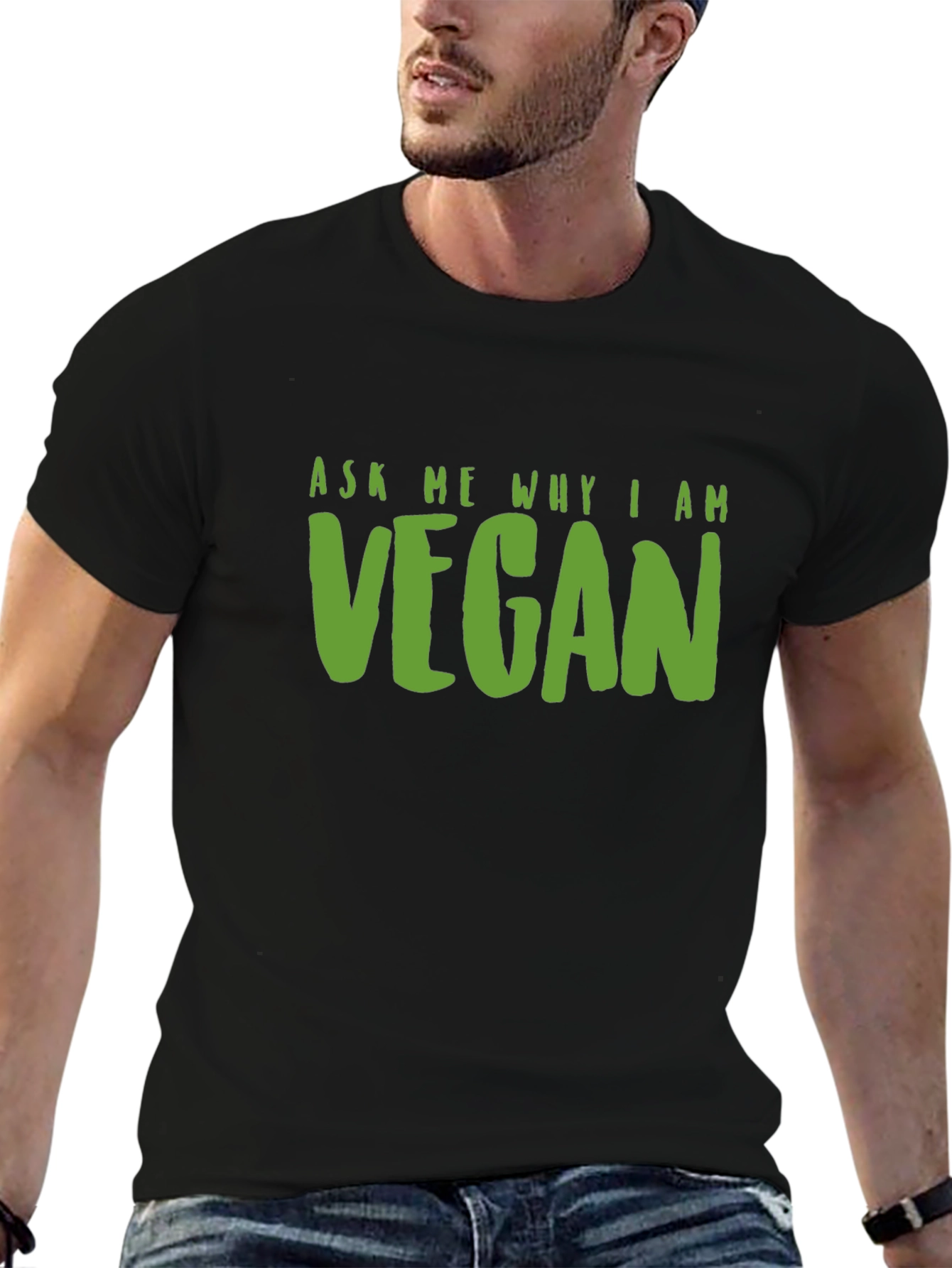 Ask Me Why I Am Vegan T-Shirt