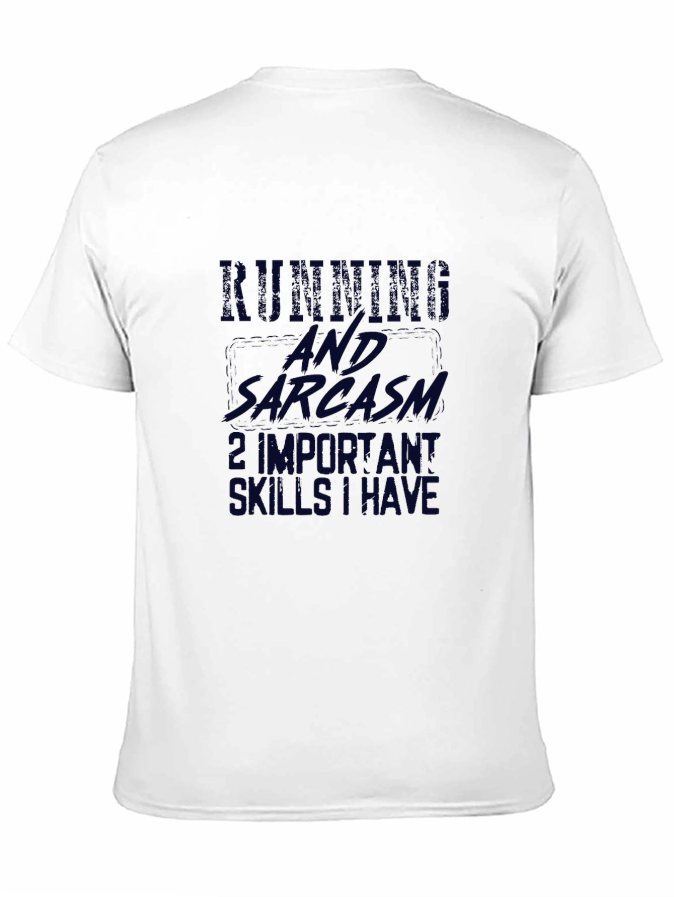 Running & Sarcasm Black T-Shirt