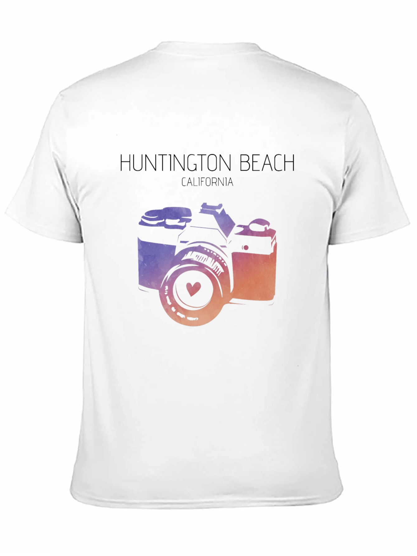 Huntington Beach Camera Graphic Tee