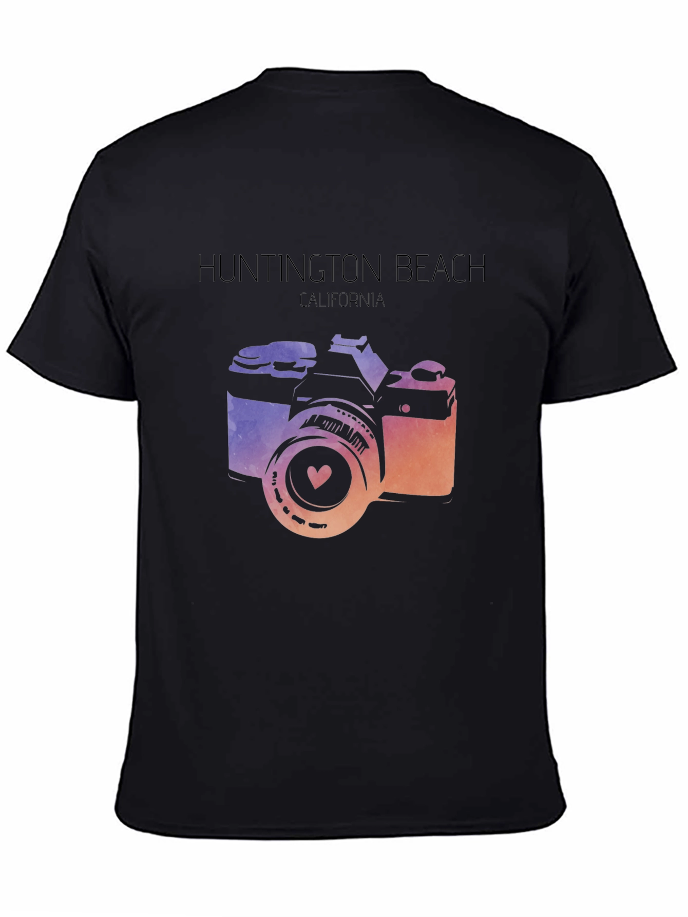 Huntington Beach Camera Graphic Tee
