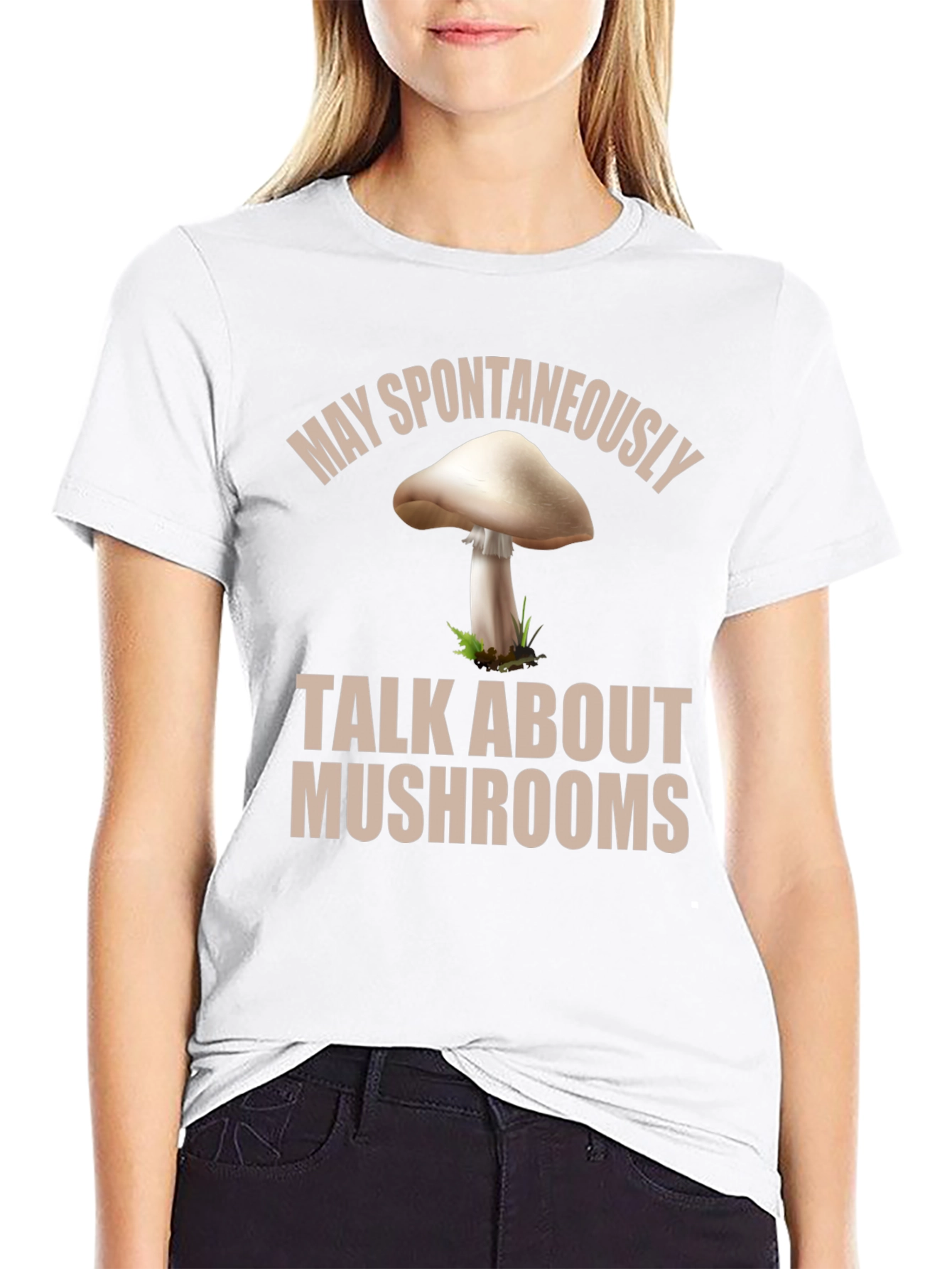 Mushroom Lover Tee - May Spontaneously Talk About Mushrooms