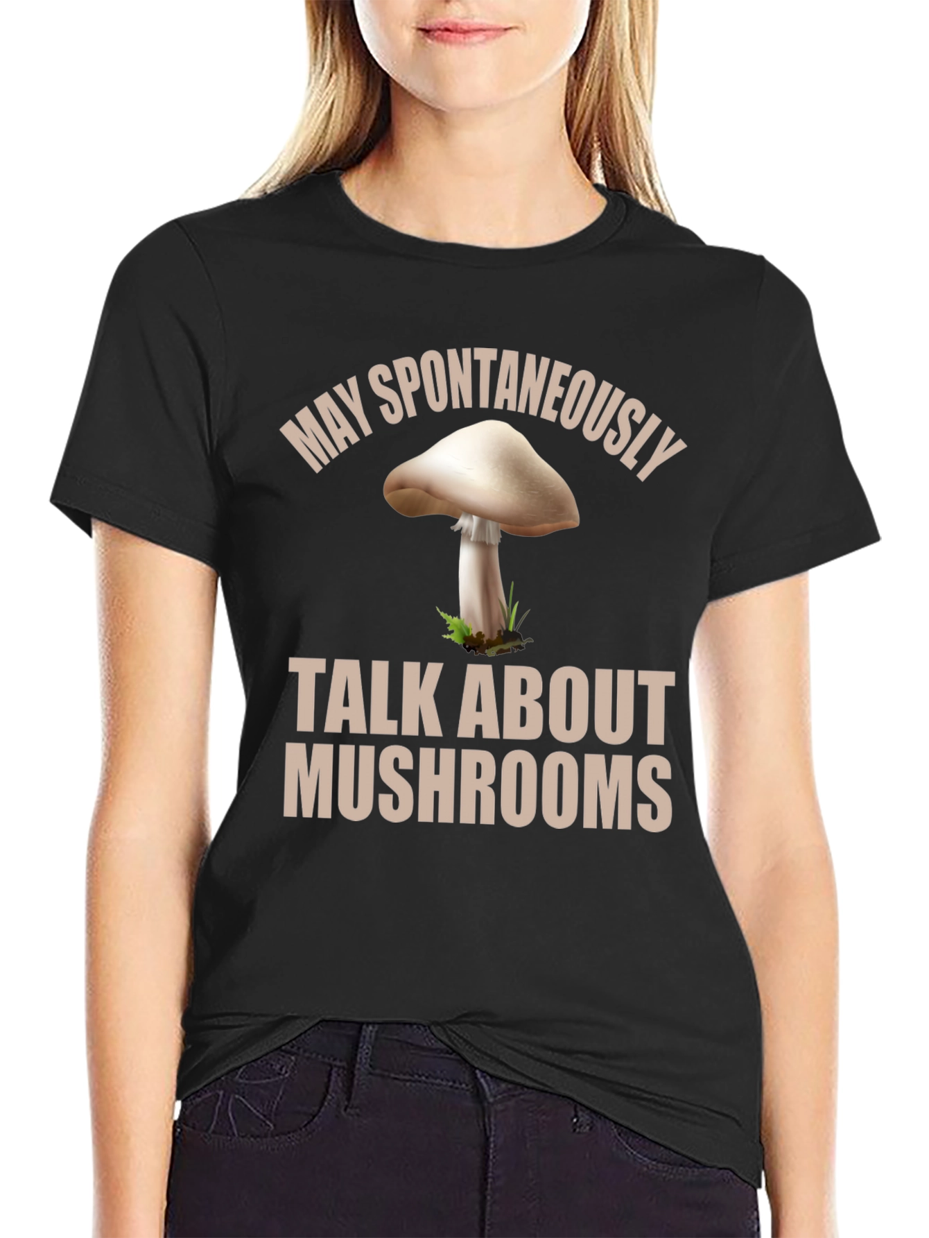 Mushroom Lover Tee - May Spontaneously Talk About Mushrooms
