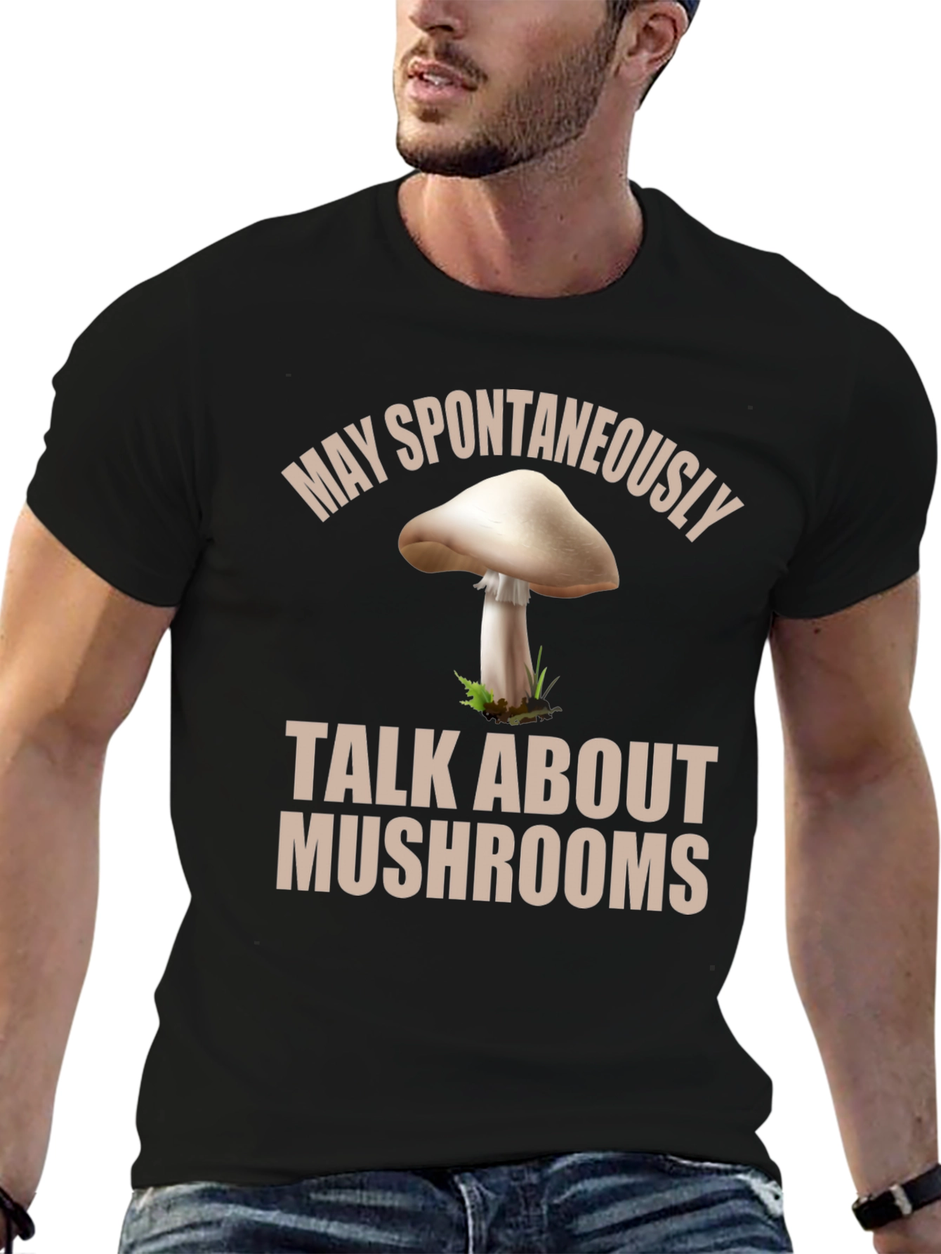 Mushroom Lover Tee - May Spontaneously Talk About Mushrooms