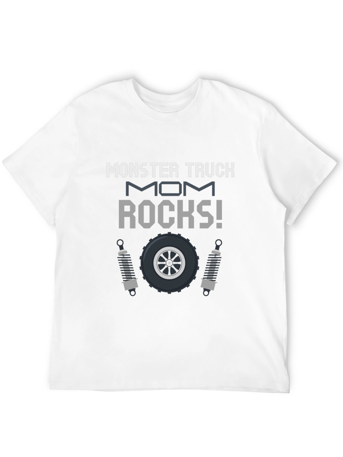 Monster Truck Mom Rocks Graphic T-Shirt