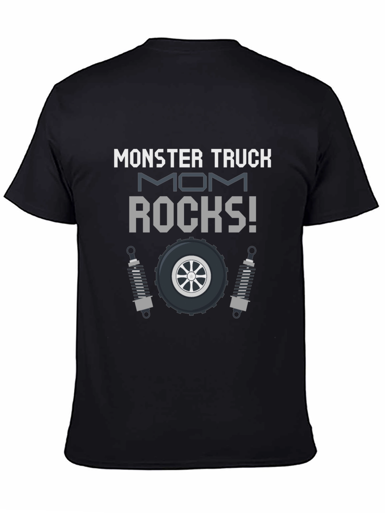 Monster Truck Mom Rocks Graphic T-Shirt