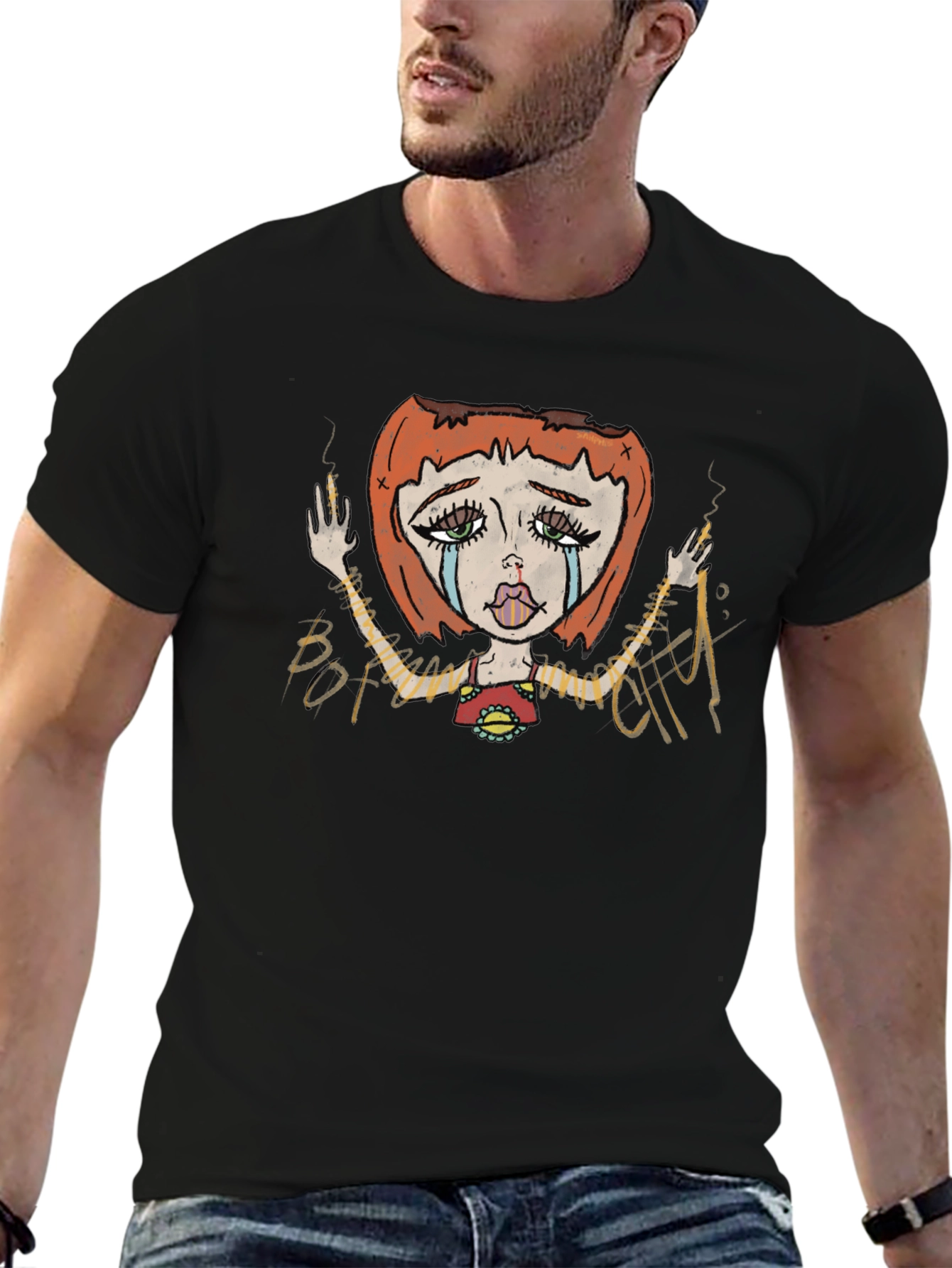 Artistic Graphic Tee - Broken City Design