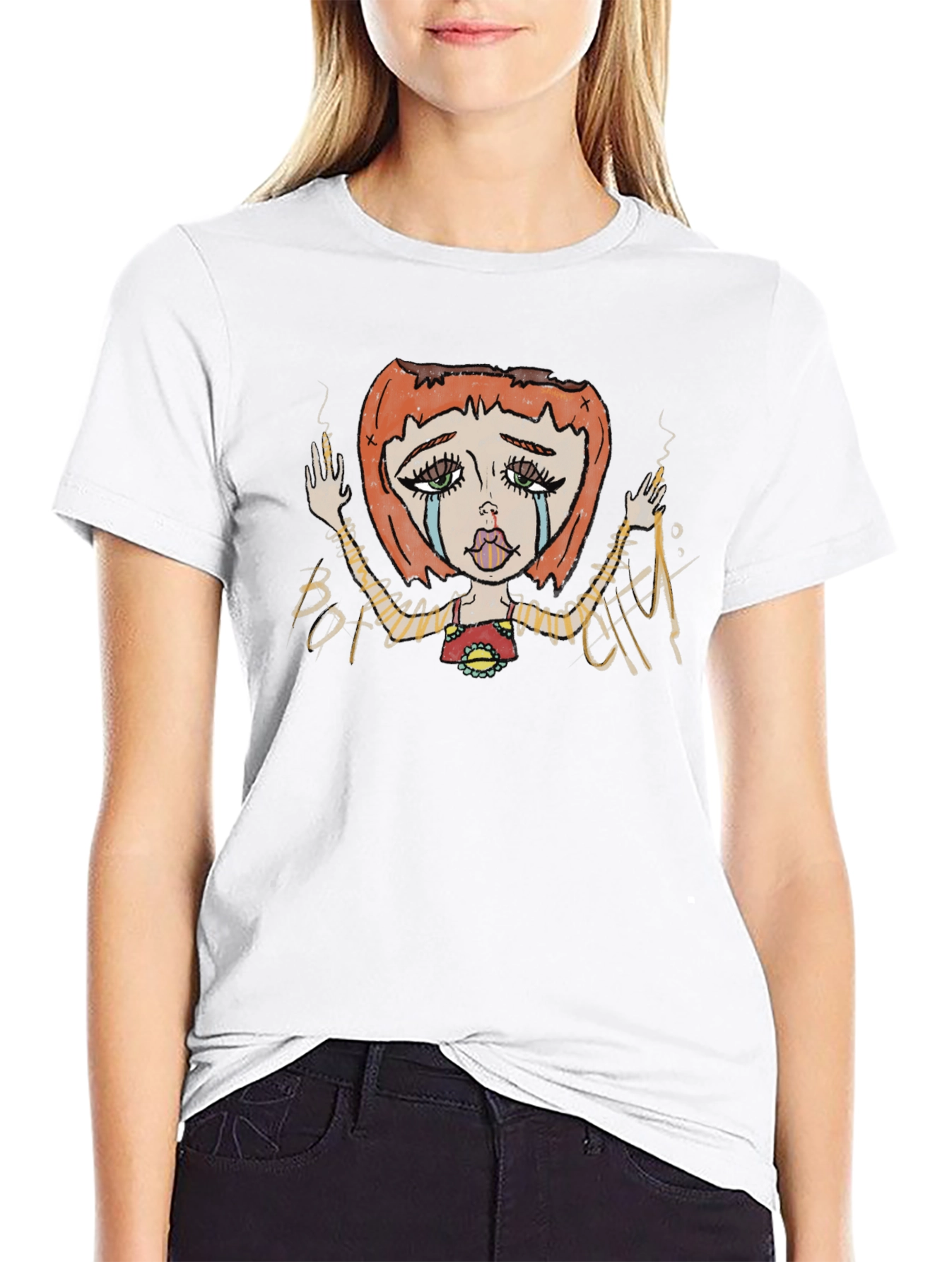 Artistic Graphic Tee - Broken City Design
