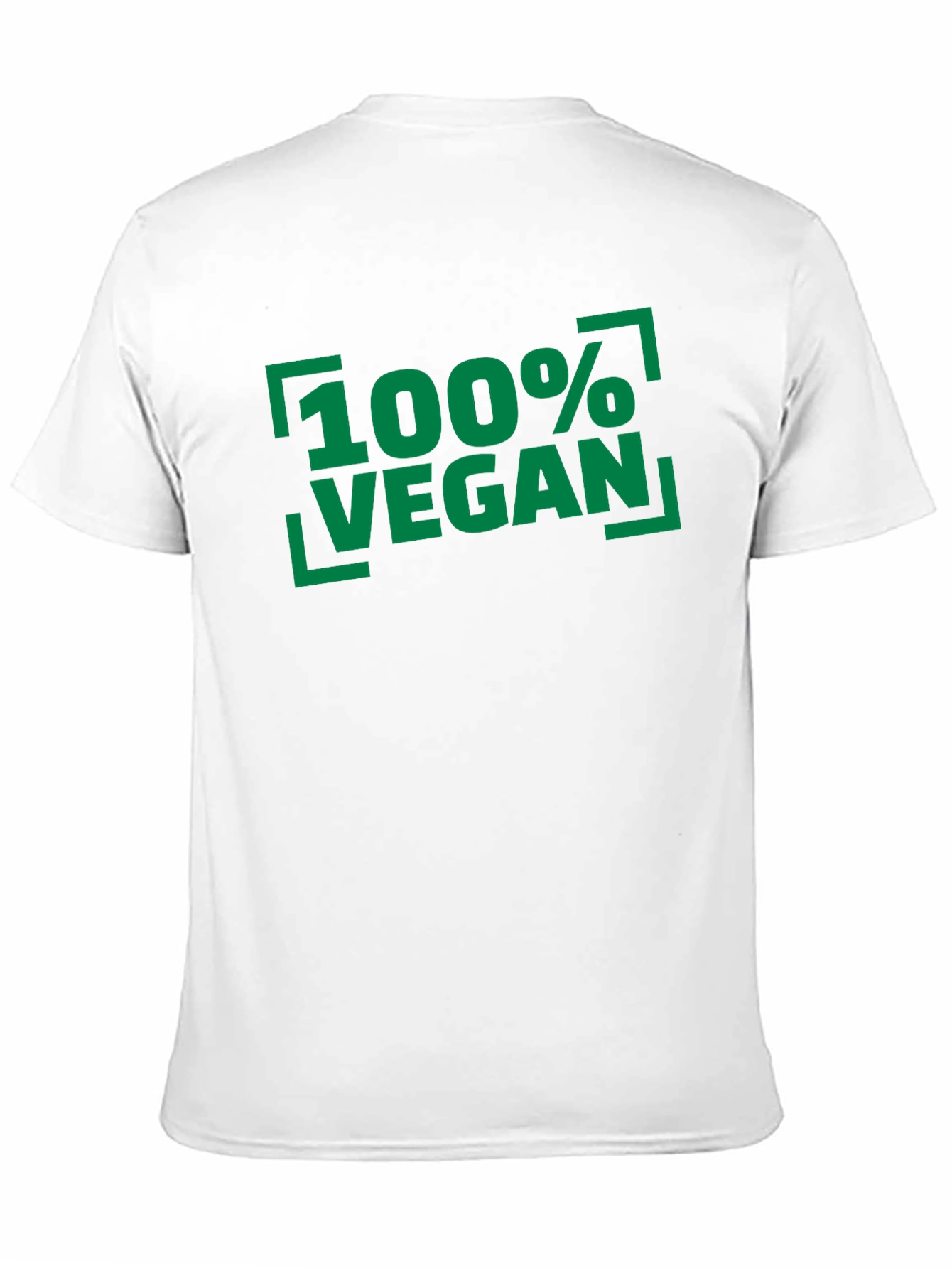 100% Vegan Graphic Tee - Unisex Black T-Shirt