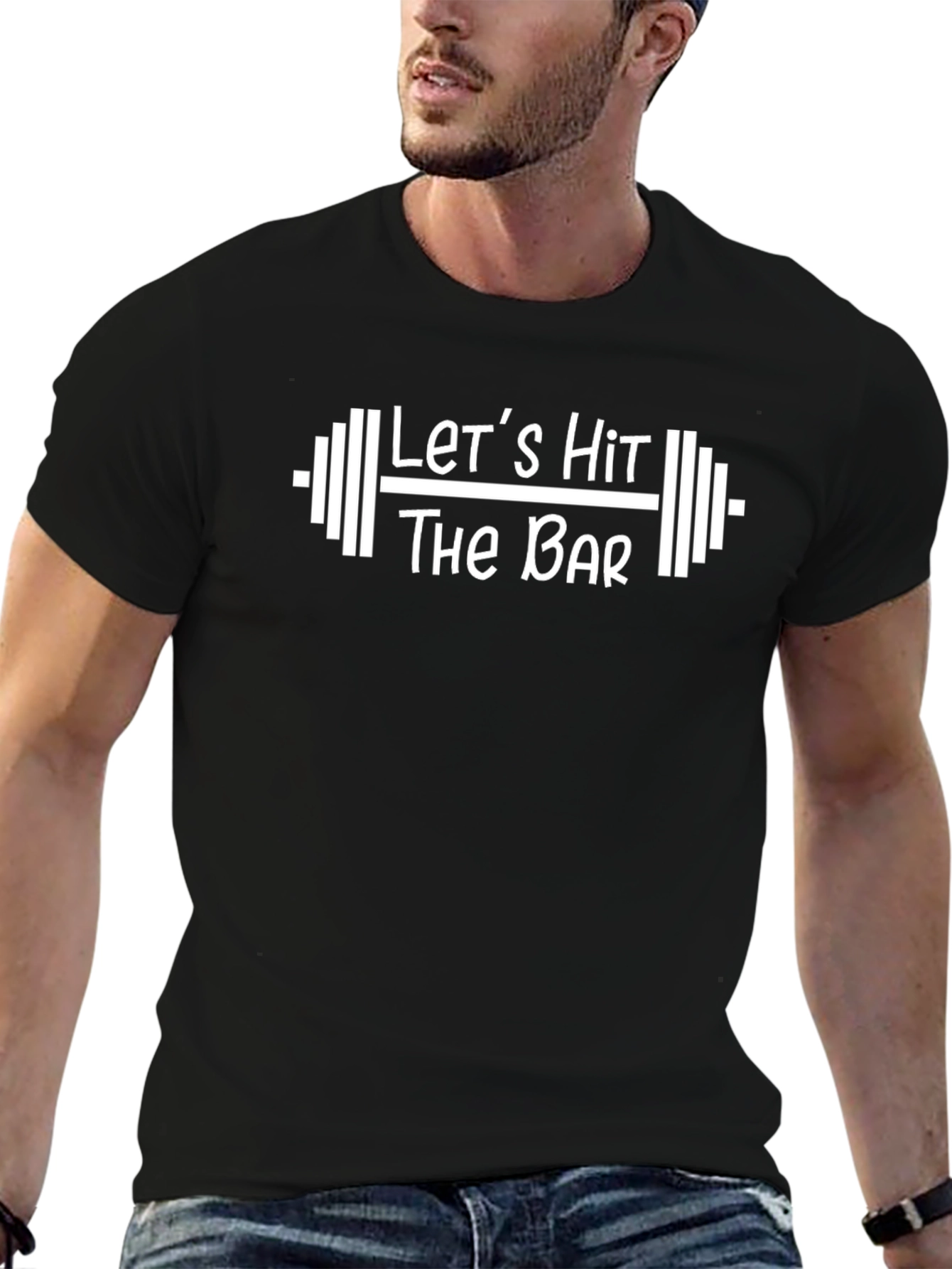 Lets Hit The Bar Workout T-Shirt