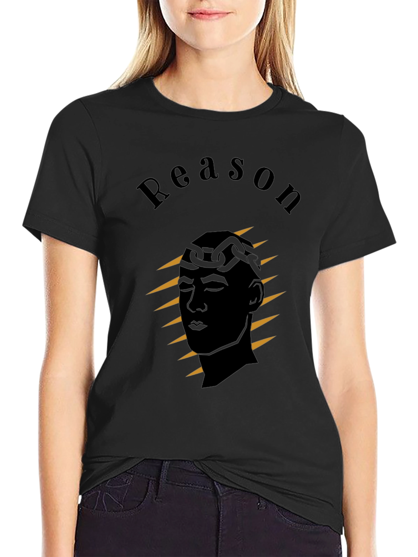 Reason Graphic Print Crew Neck Tee
