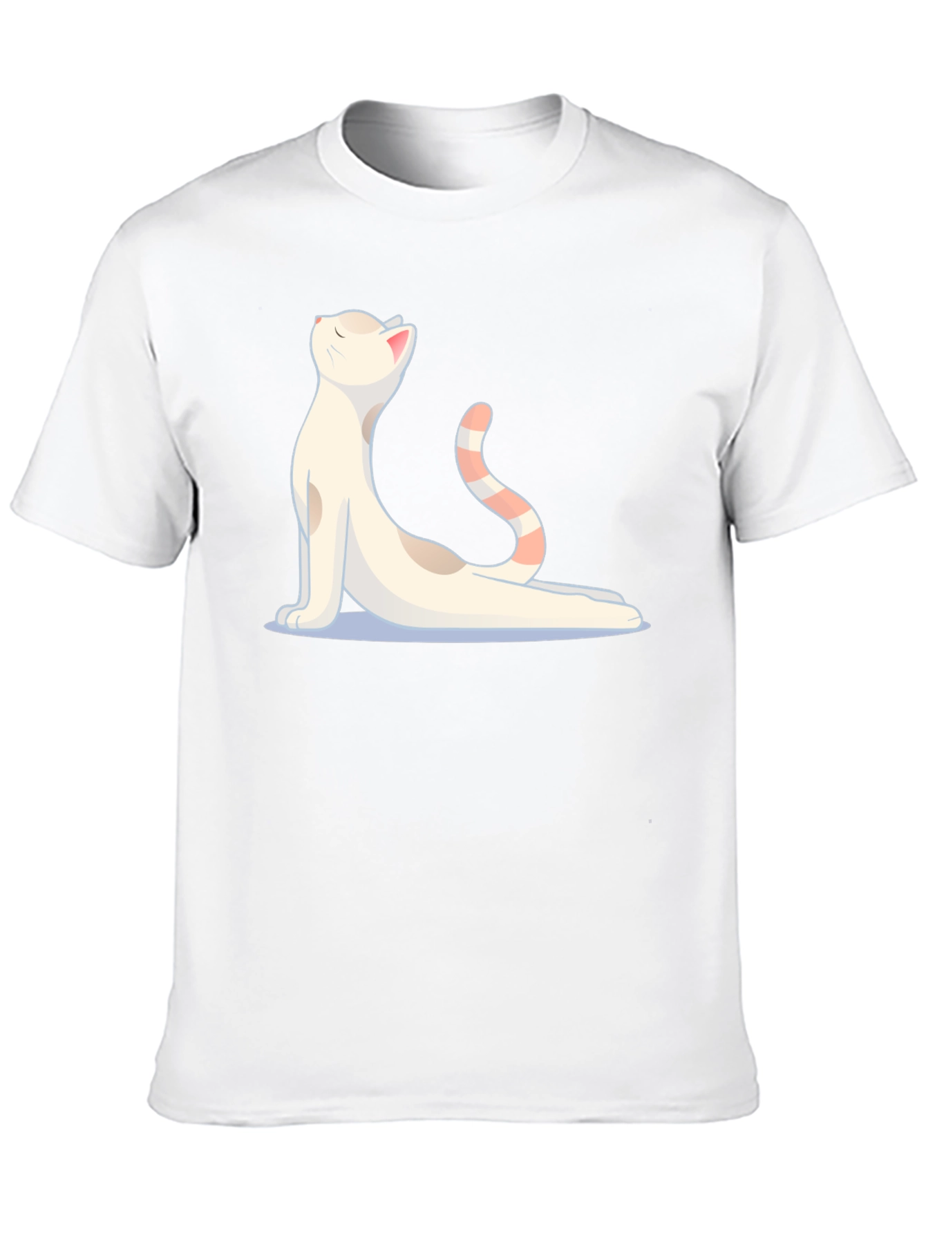Yoga Cat Graphic Black T-Shirt