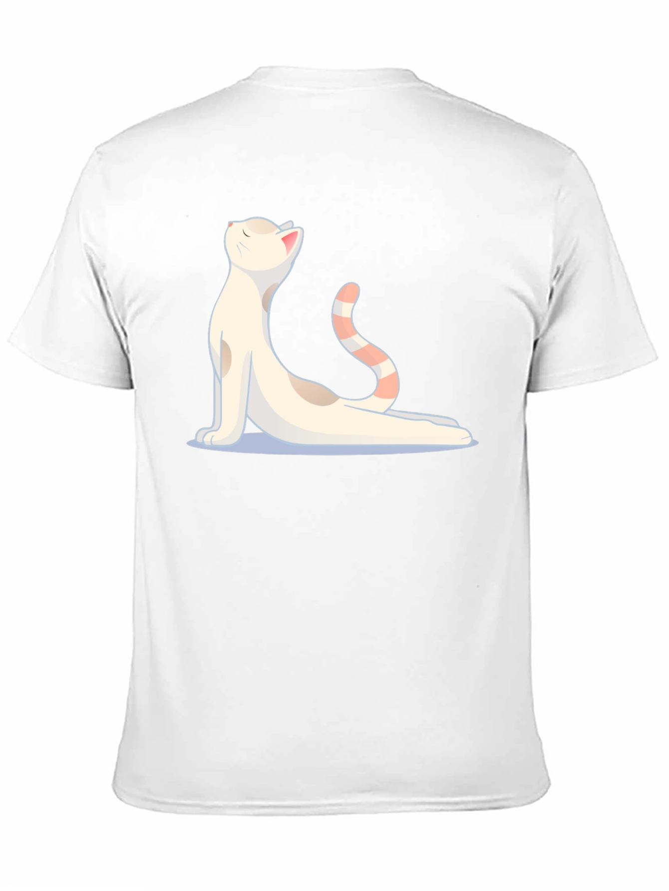 Yoga Cat Graphic Black T-Shirt