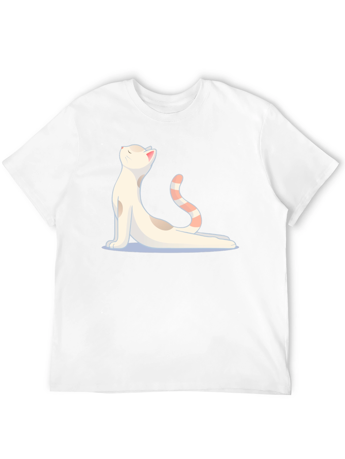 Yoga Cat Graphic Black T-Shirt