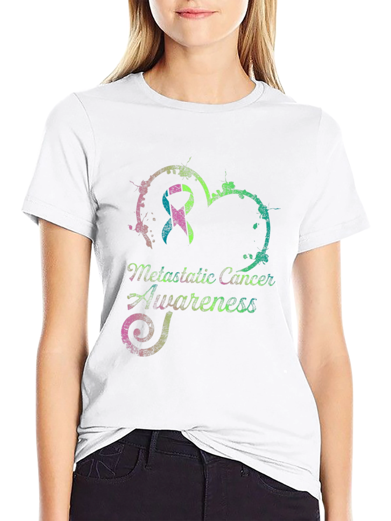 Metastatic Cancer Awareness Ribbon Tee