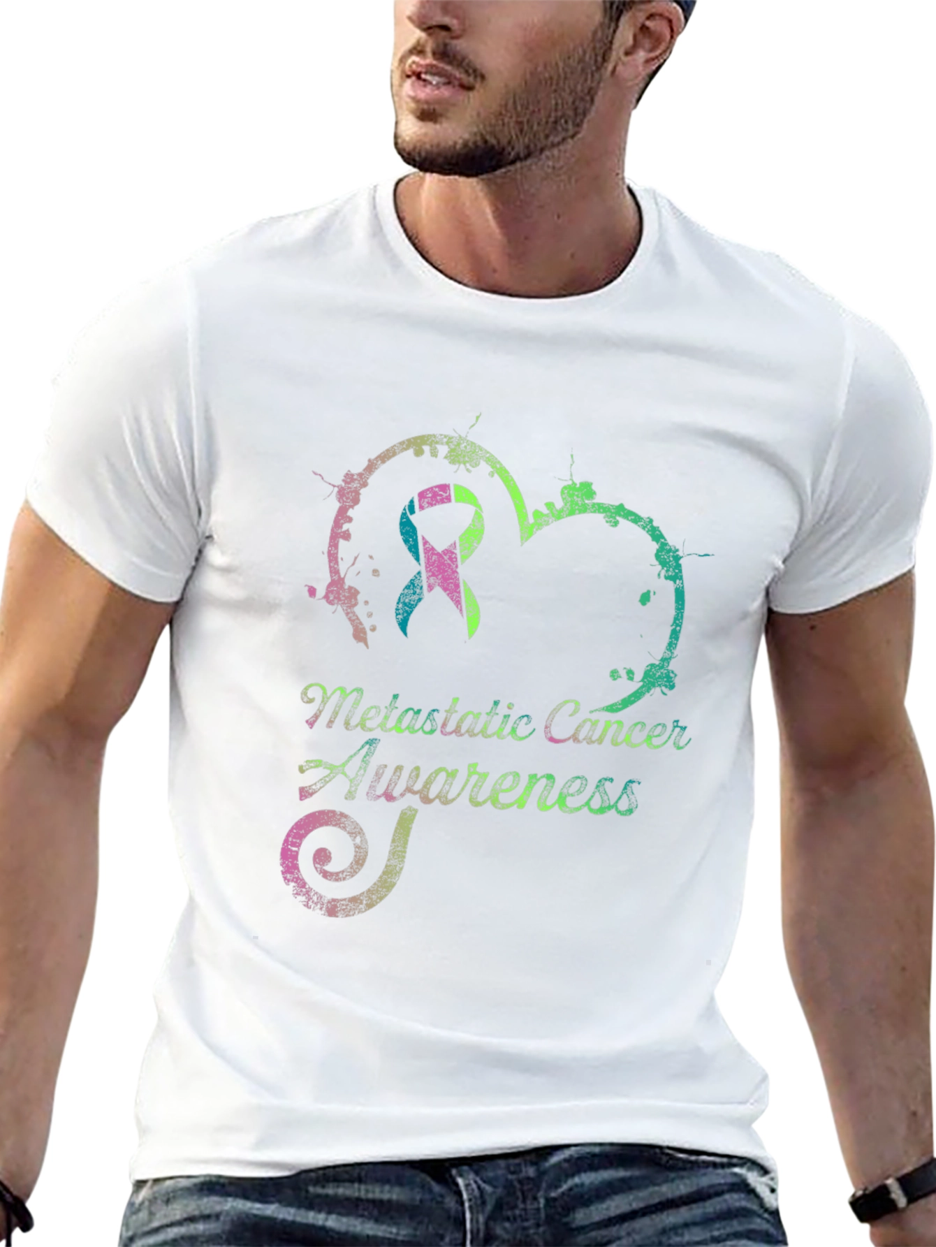 Metastatic Cancer Awareness Ribbon Tee