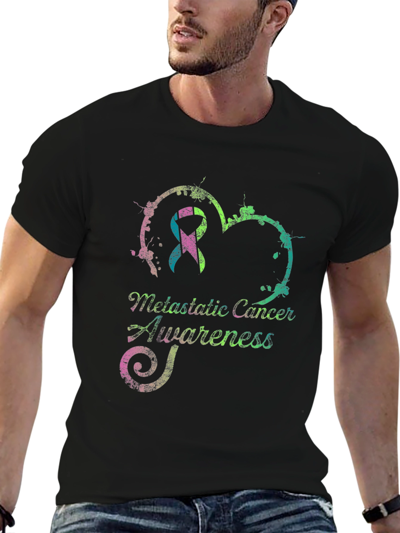 Metastatic Cancer Awareness Ribbon Tee