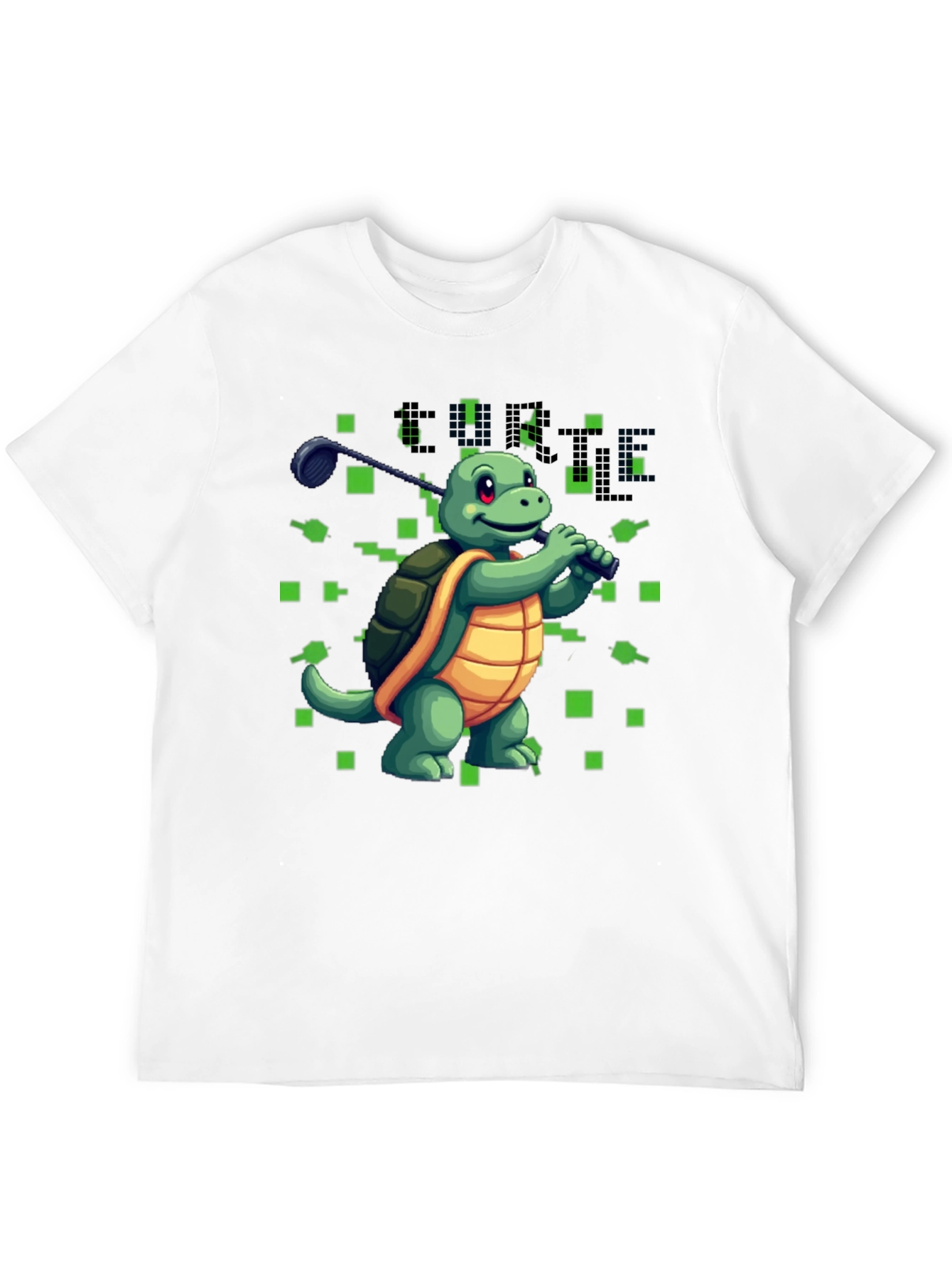 Turtle Golfer Graphic Tee