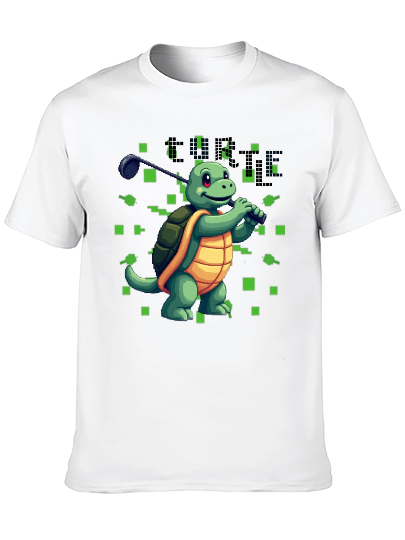 Turtle Golfer Graphic Tee