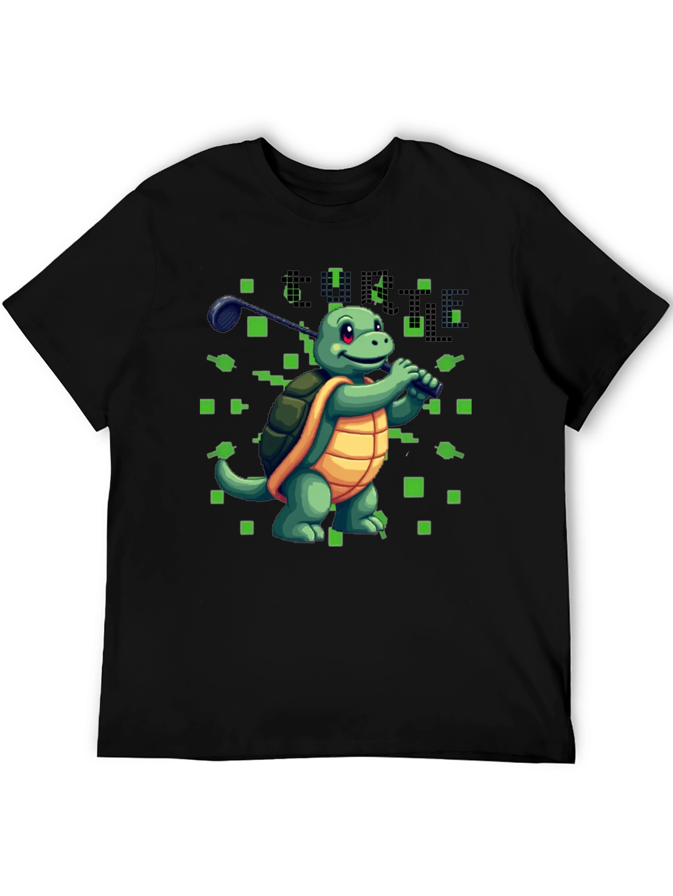 Turtle Golfer Graphic Tee