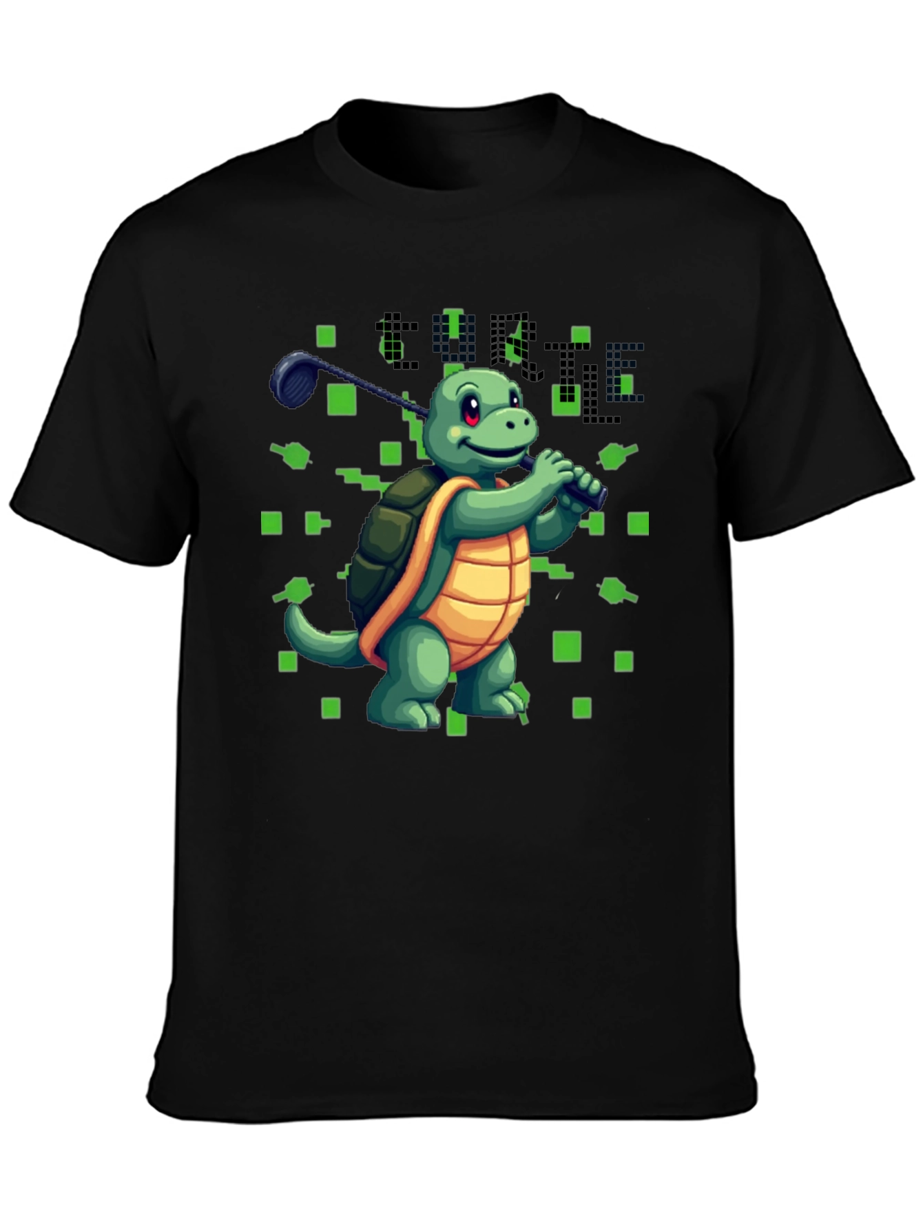 Turtle Golfer Graphic Tee