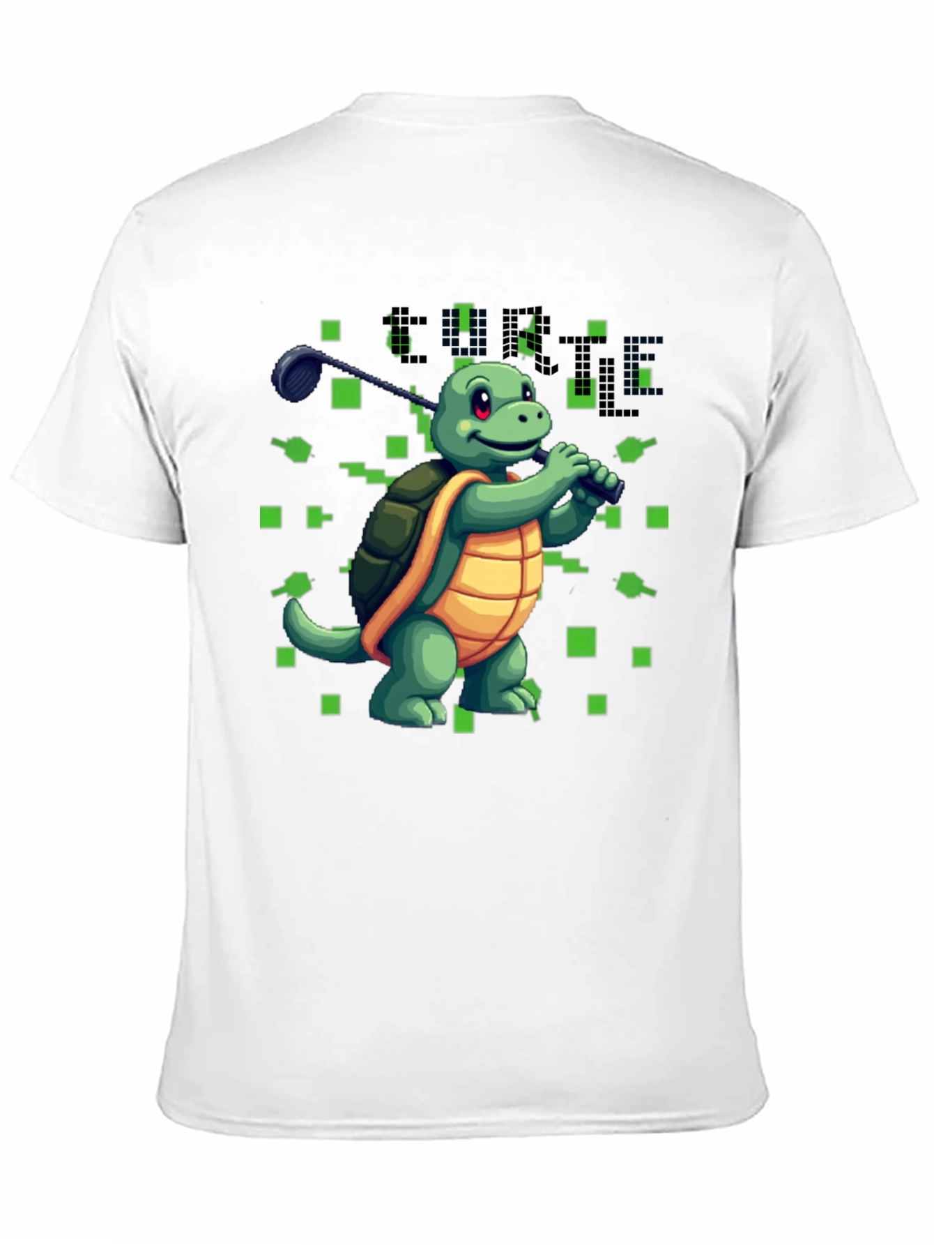 Turtle Golfer Graphic Tee