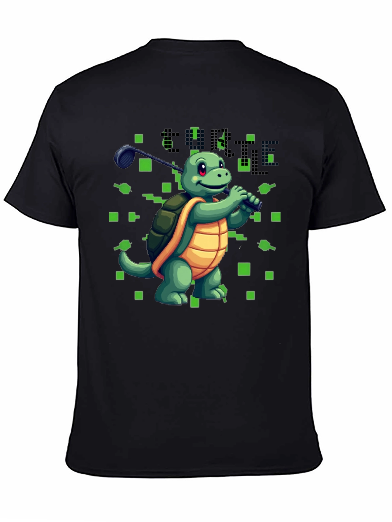 Turtle Golfer Graphic Tee