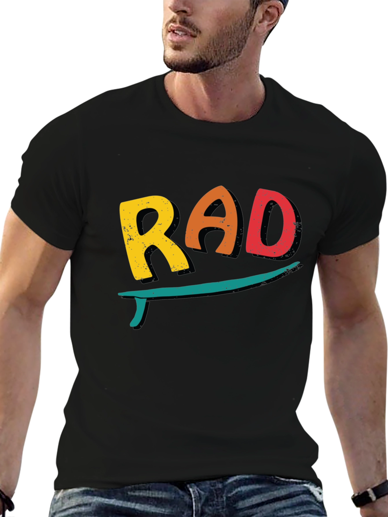 Rad Surf Tee - Cool Retro Design T-Shirt