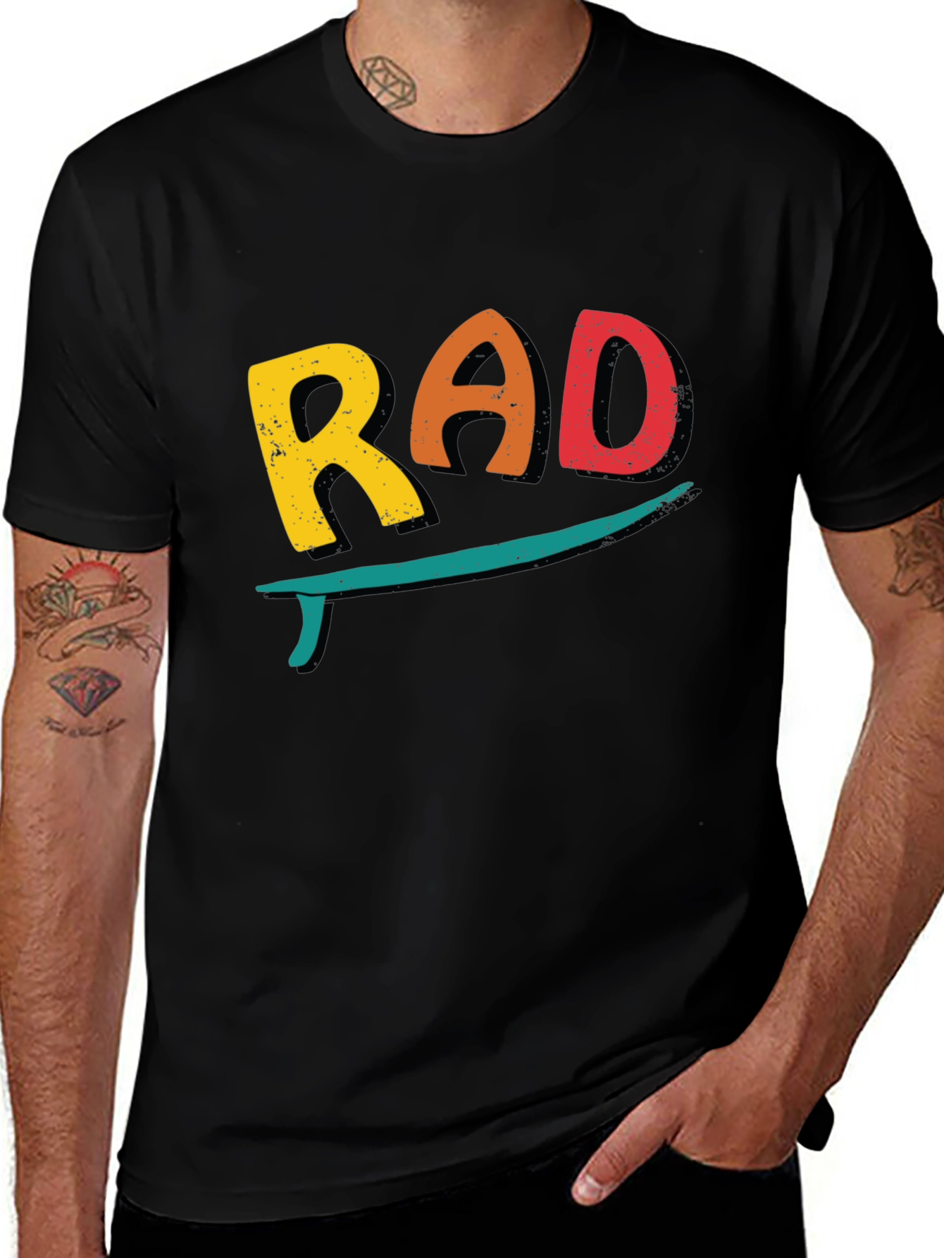 Rad Surf Tee - Cool Retro Design T-Shirt
