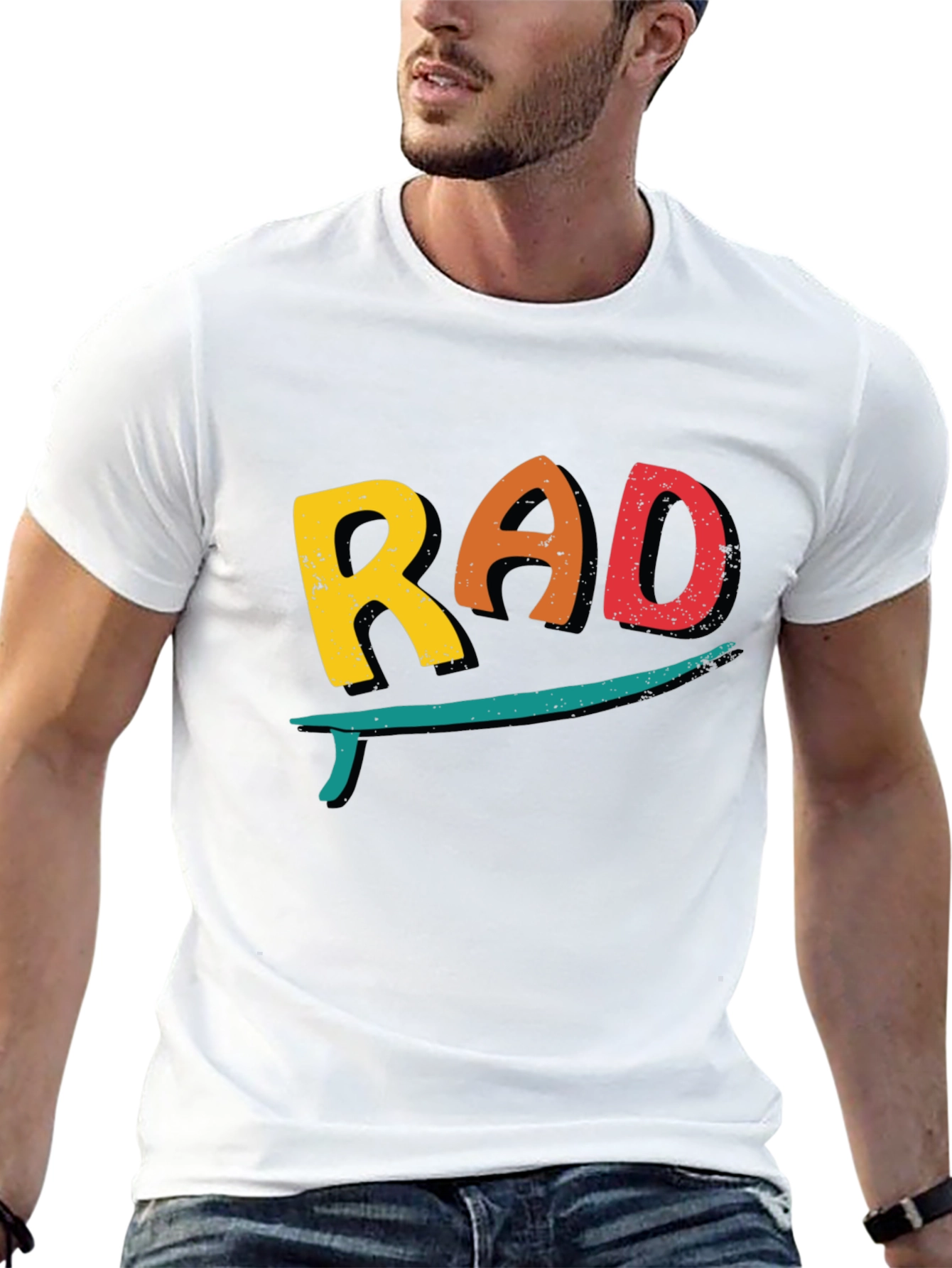 Rad Surf Tee - Cool Retro Design T-Shirt