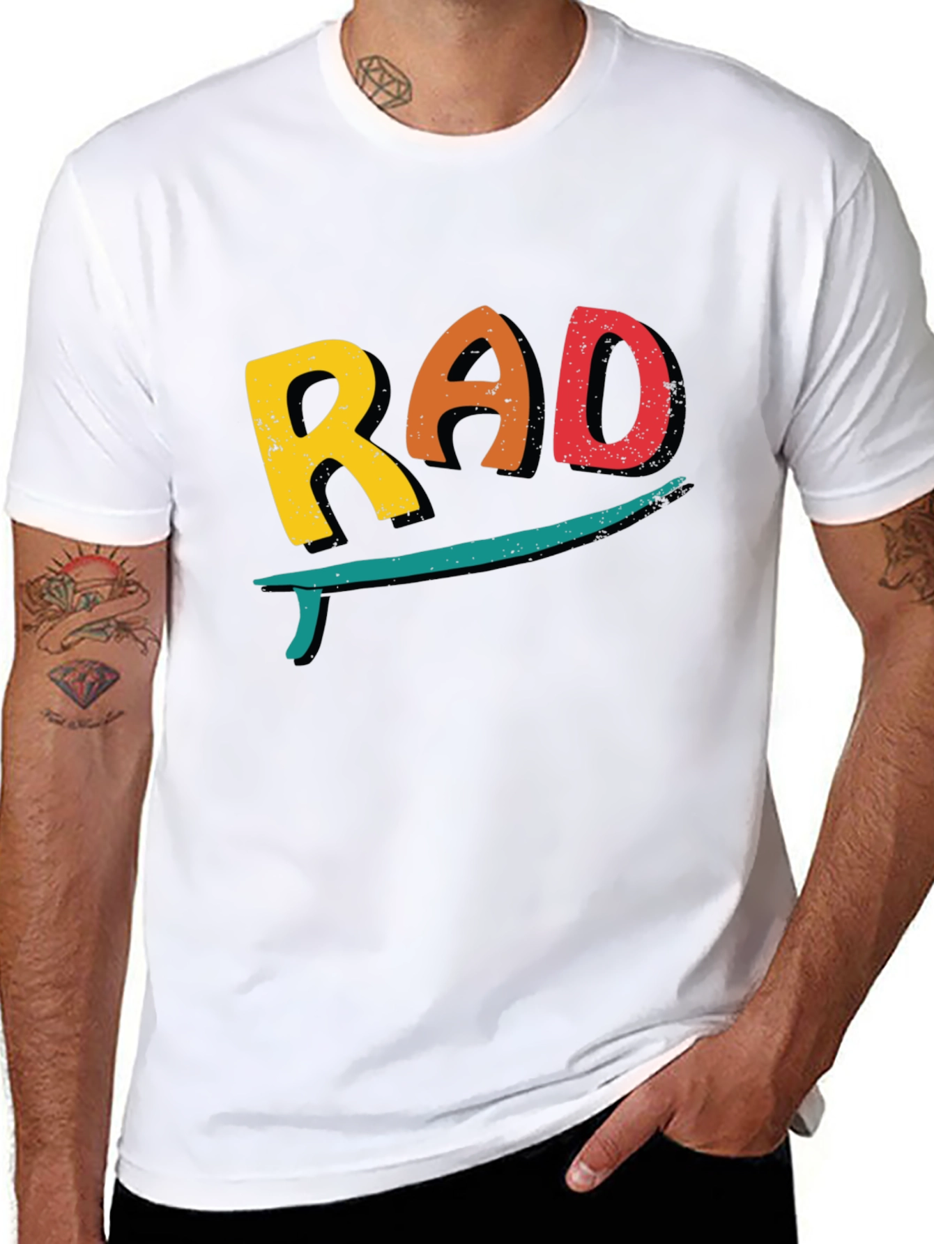 Rad Surf Tee - Cool Retro Design T-Shirt