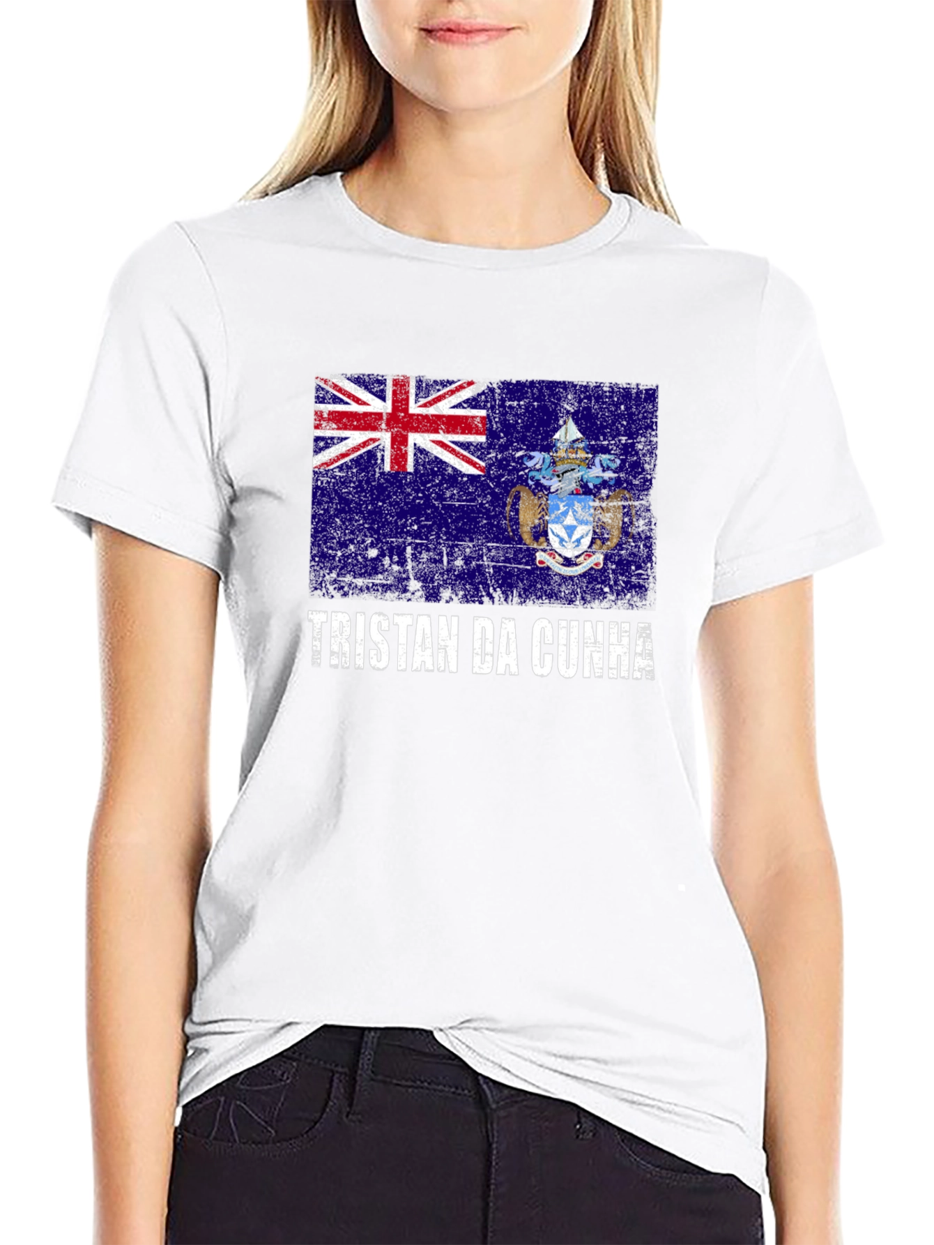 Tristan da Cunha Flag Graphic T-Shirt