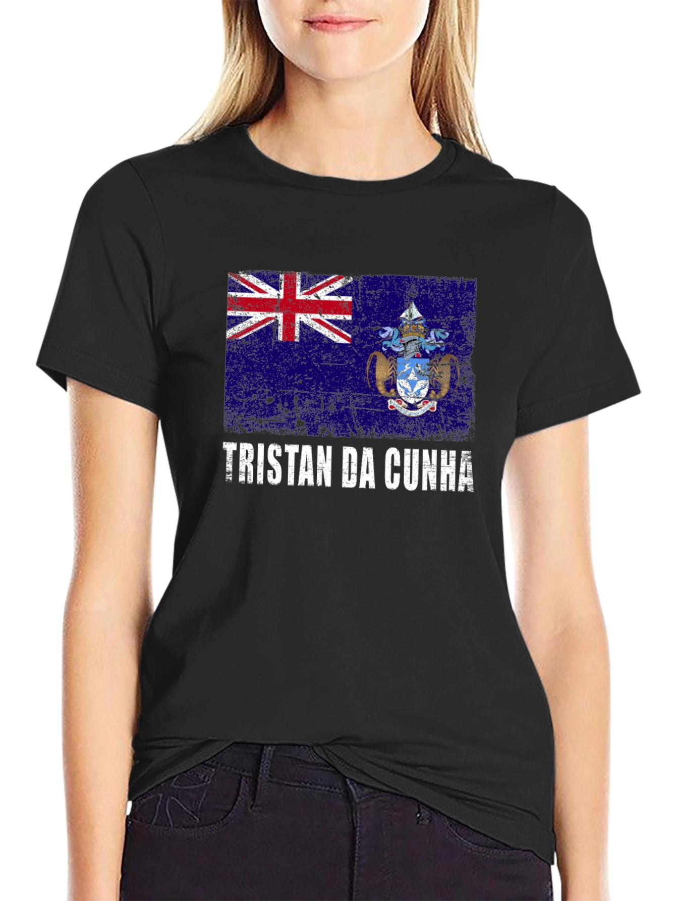 Tristan da Cunha Flag Graphic T-Shirt