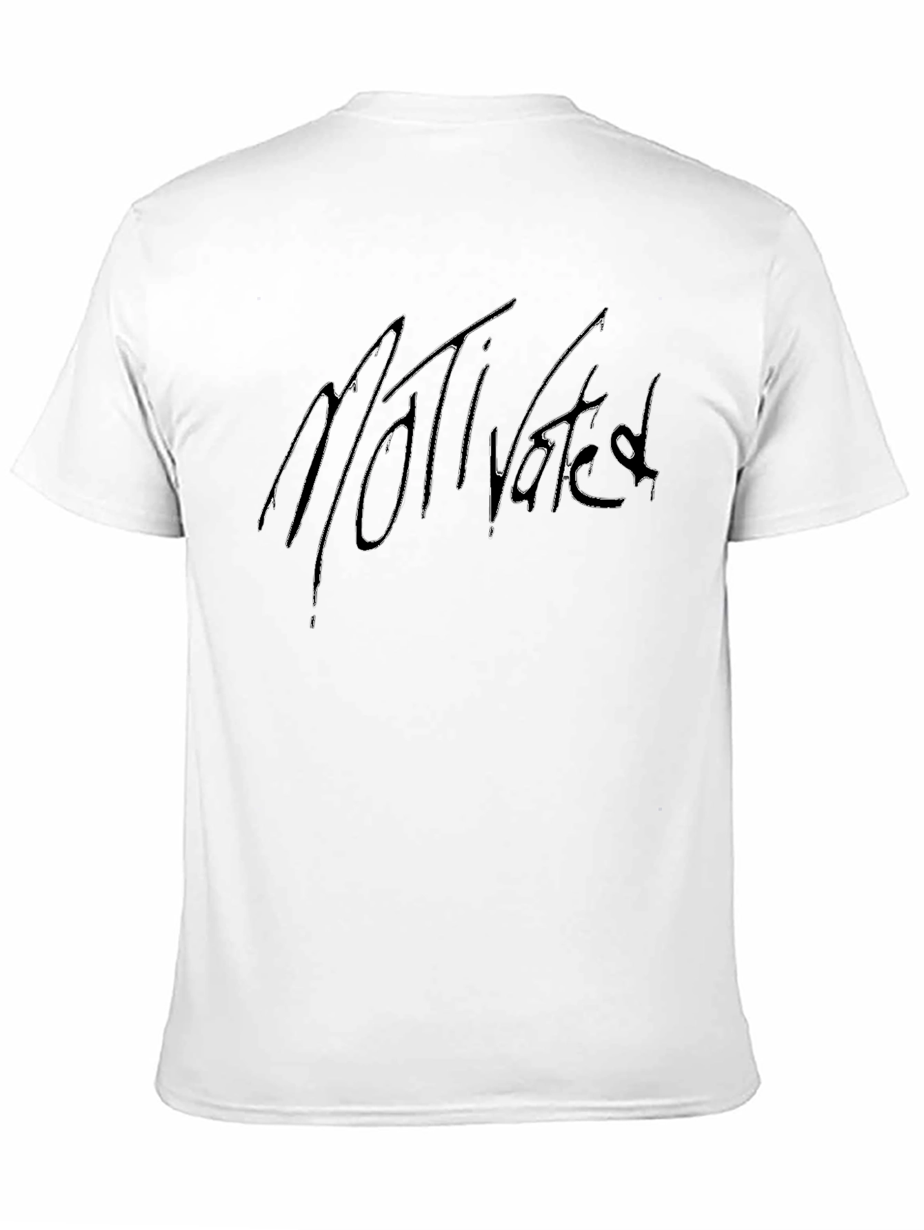 Motivated Graphic Tee - Black Cotton Blend