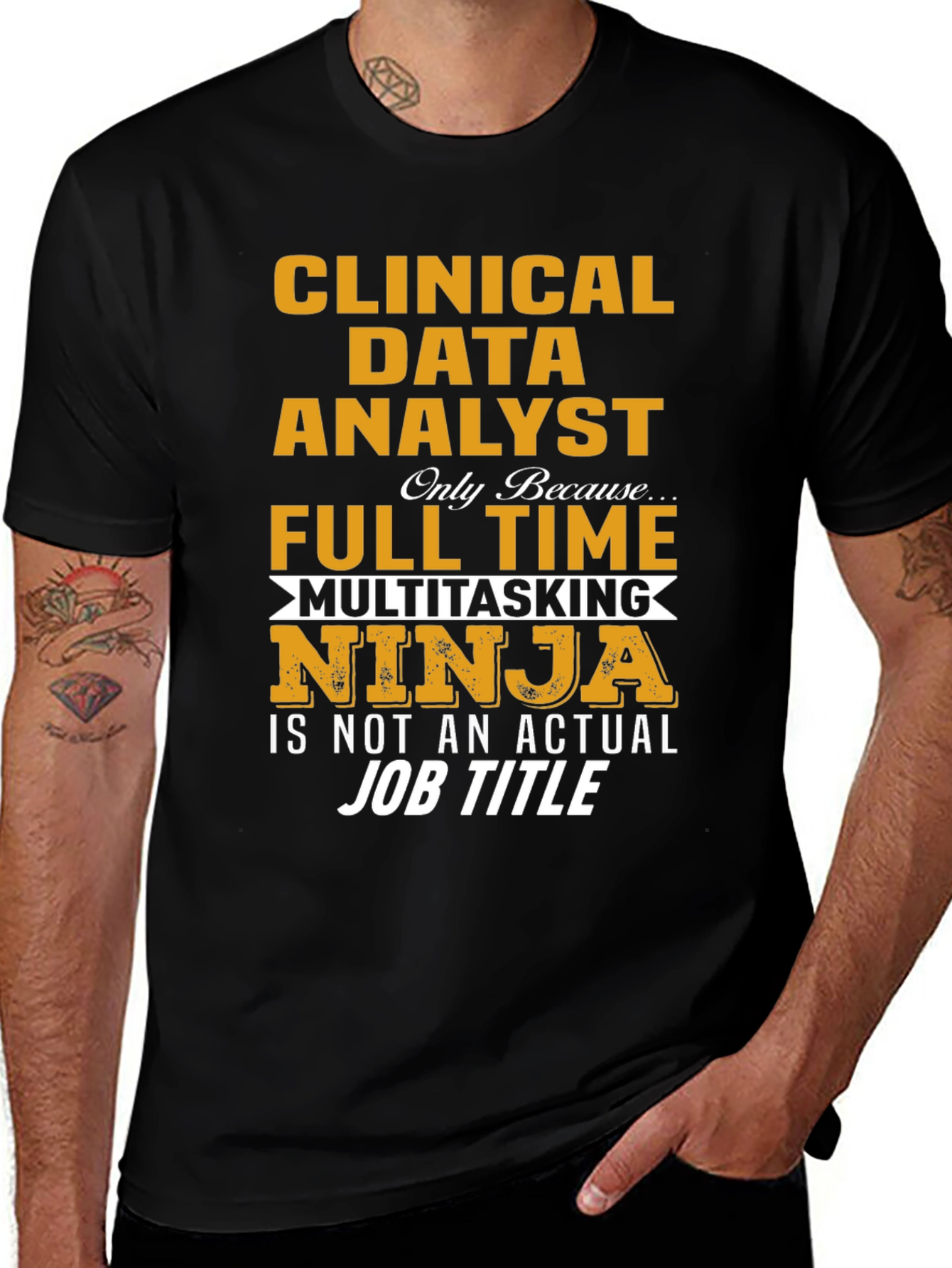Clinical Data Analyst Ninja T-Shirt