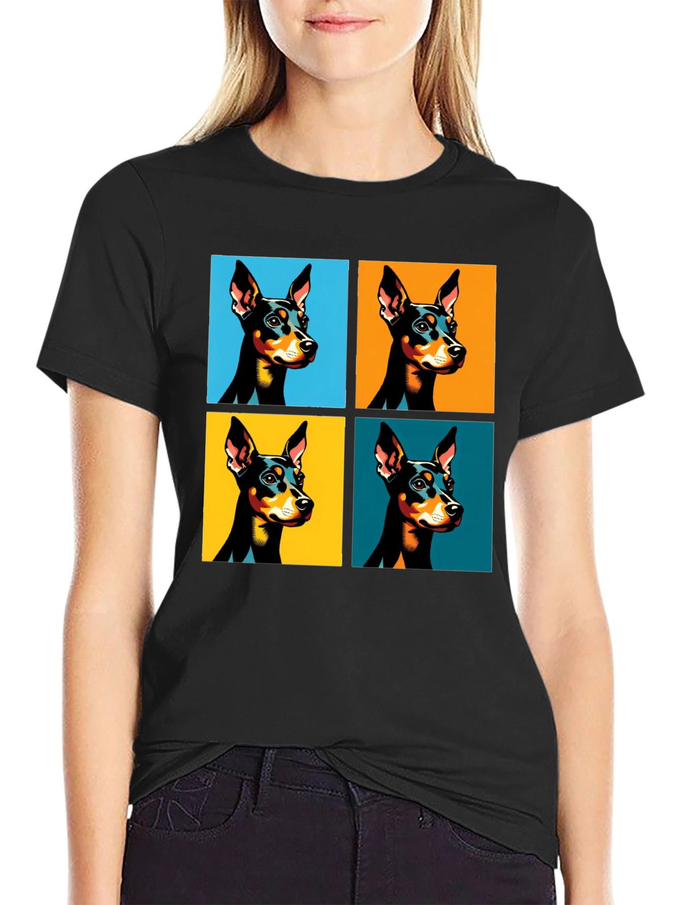 Pop Art Dog T-Shirt - Stylish Graphic Tee