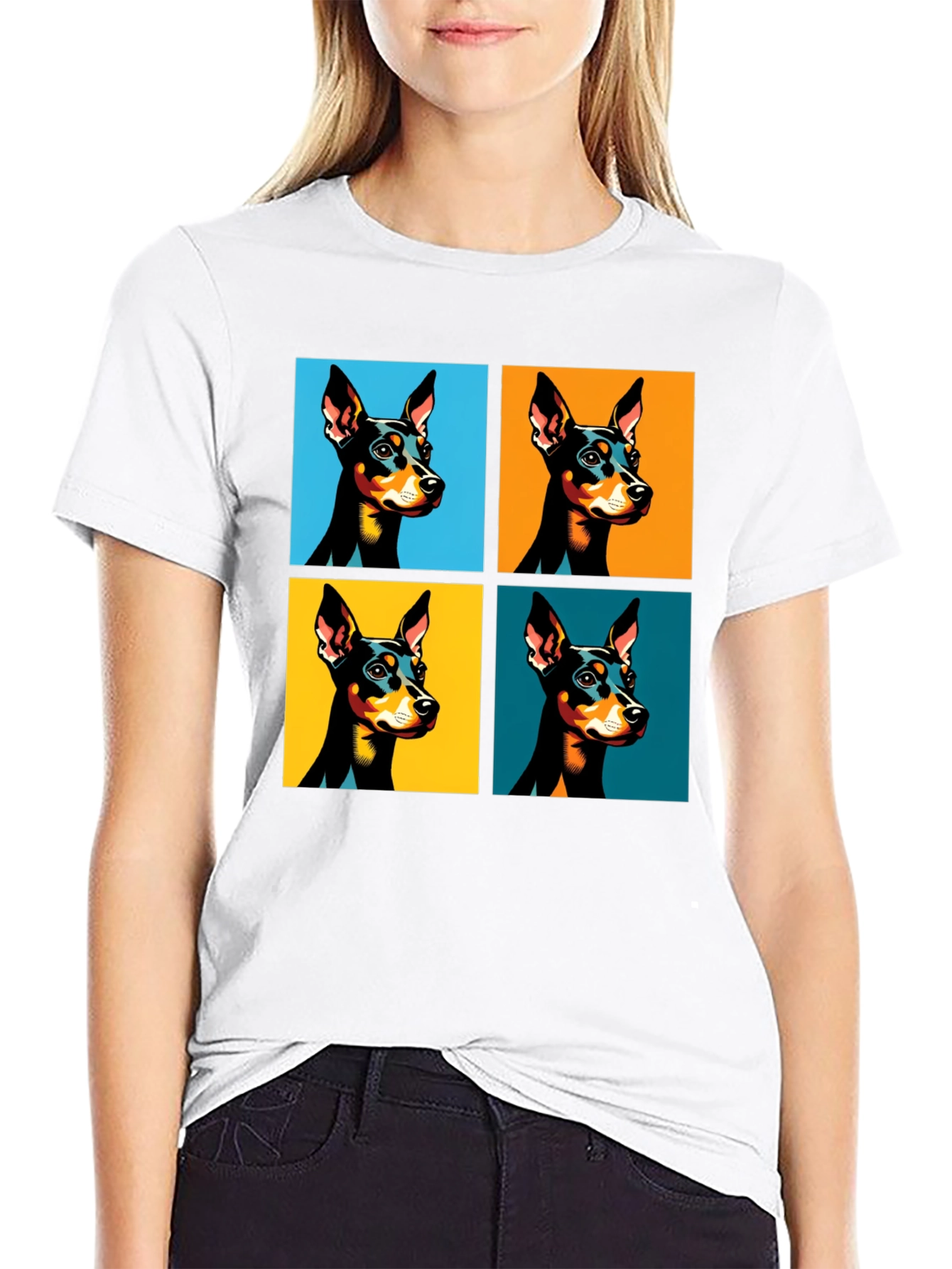 Pop Art Dog T-Shirt - Stylish Graphic Tee