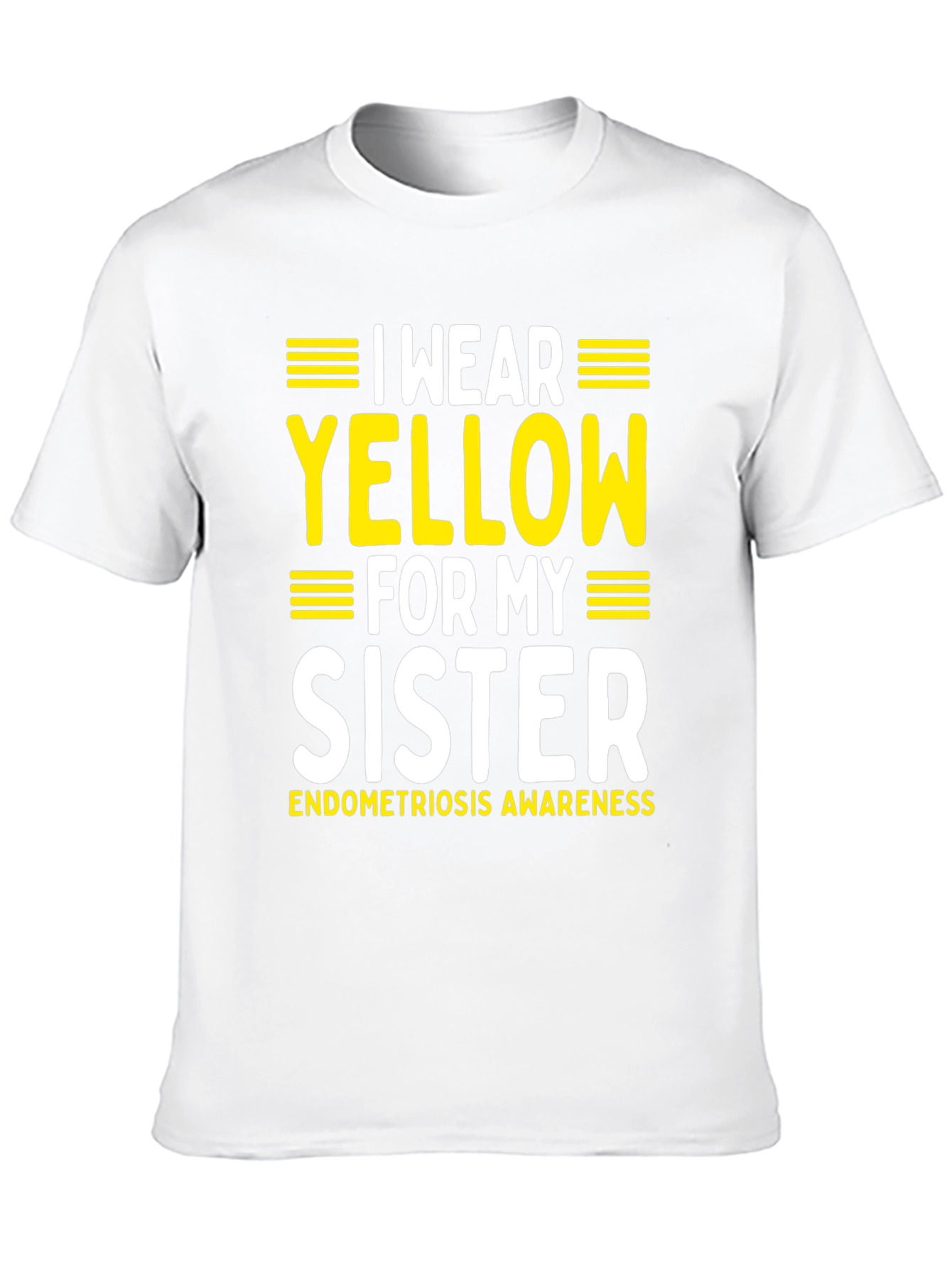Yellow Endometriosis Awareness T-Shirt