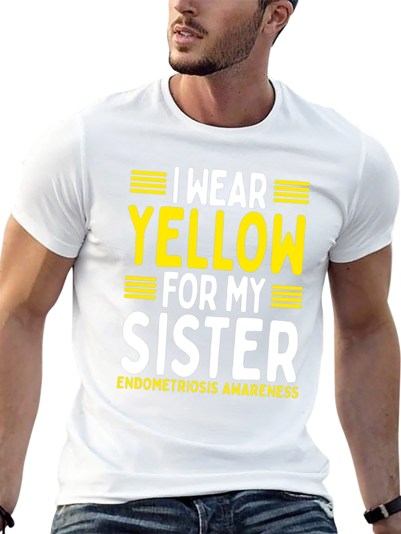 Yellow Endometriosis Awareness T-Shirt