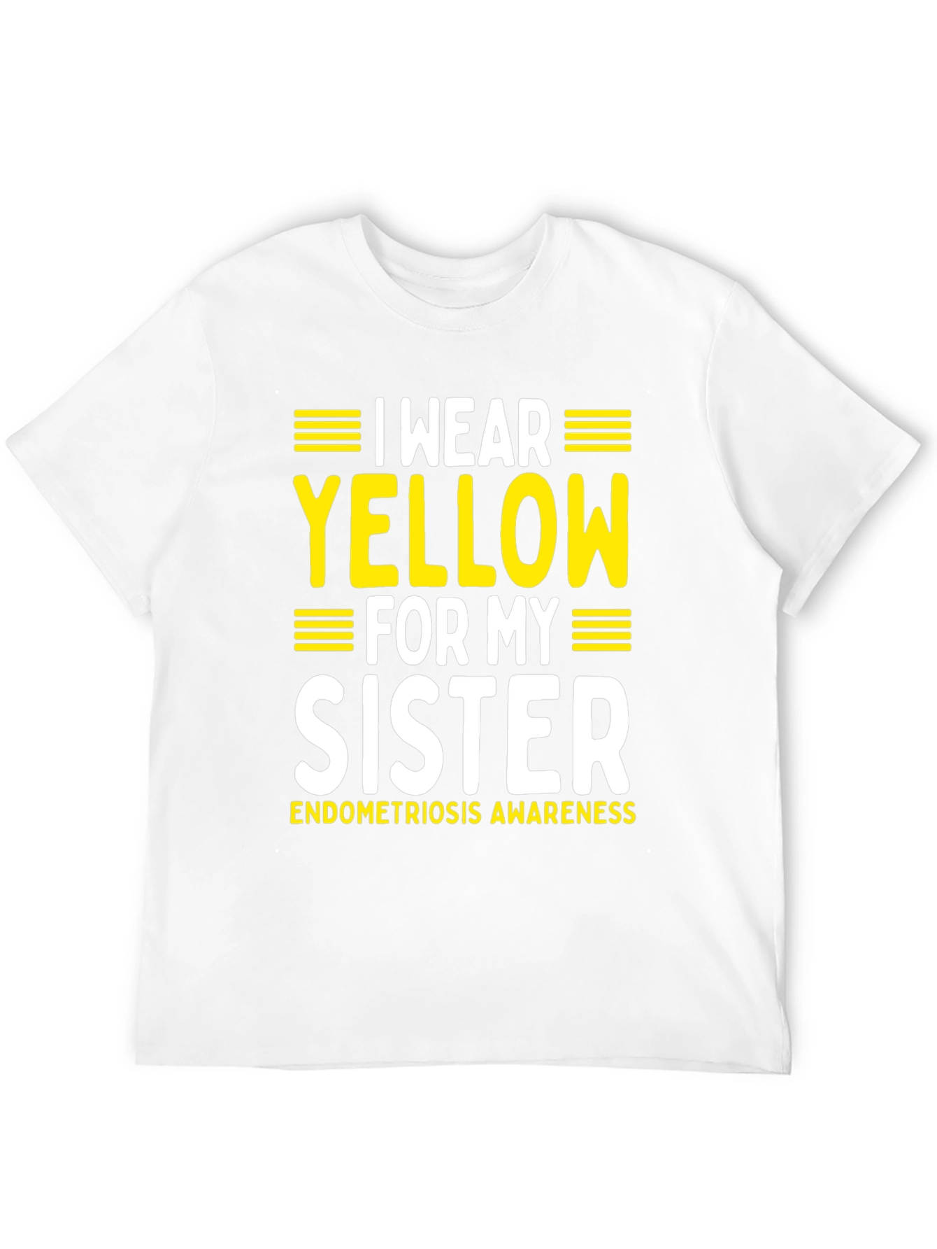 Yellow Endometriosis Awareness T-Shirt