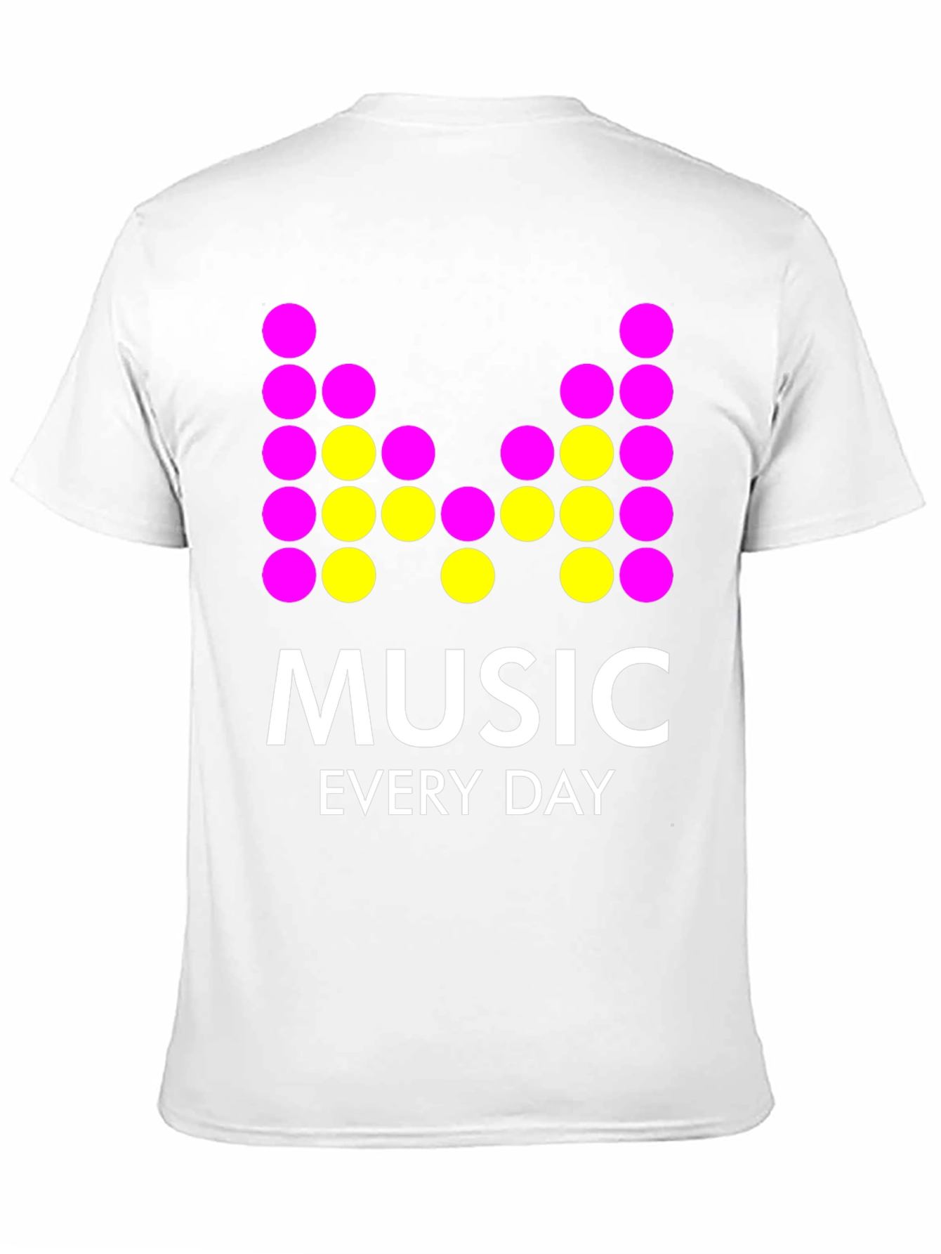 Music Every Day Graphic Tee - Black