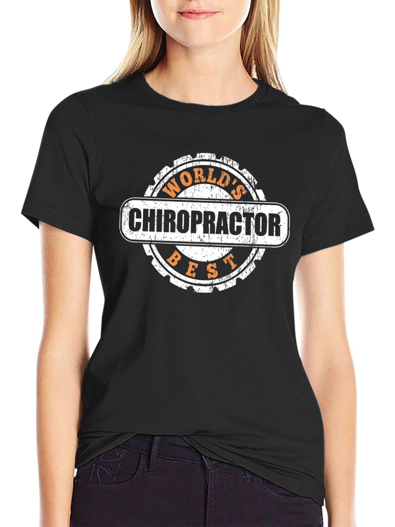 Worlds Best Chiropractor T-Shirt - Black