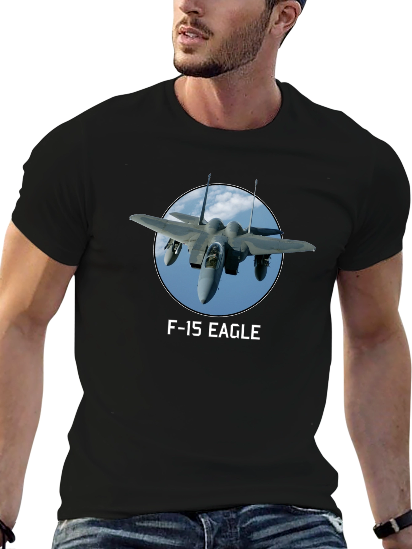 F-15 Eagle Jet Fighter Graphic T-Shirt