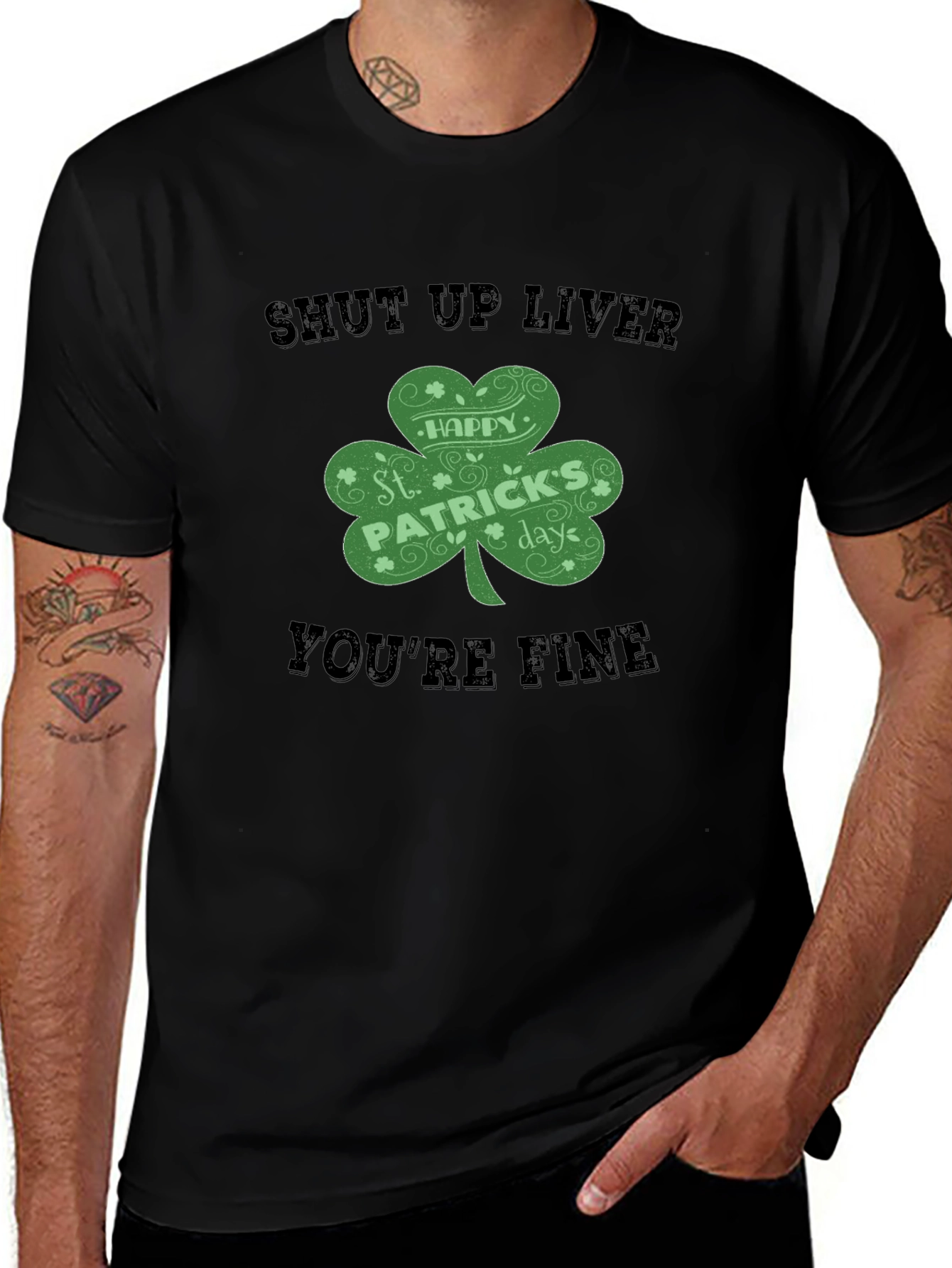 St. Patricks Day Shut Up Liver T-Shirt
