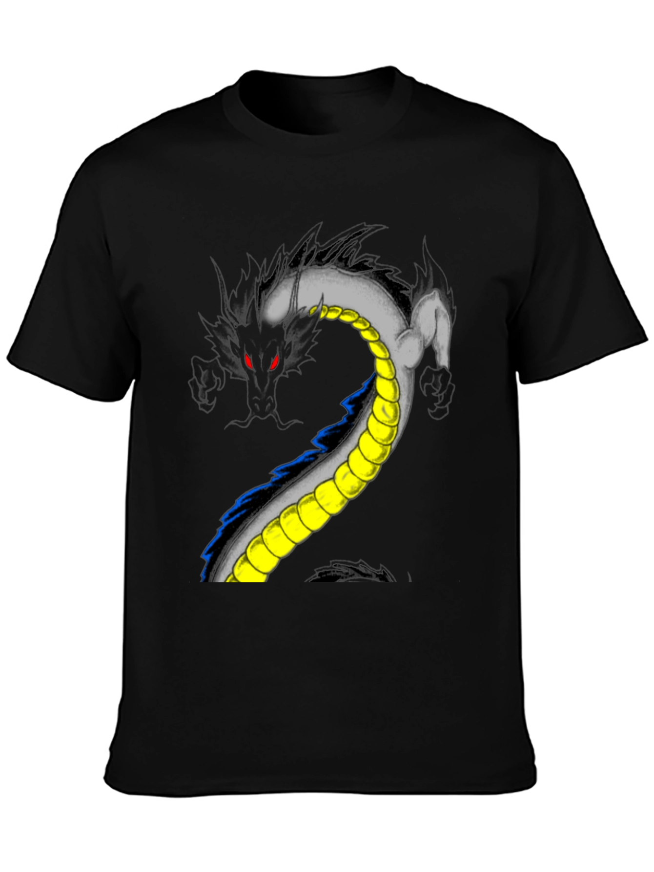 Shenron Dragon Graphic Black T-Shirt